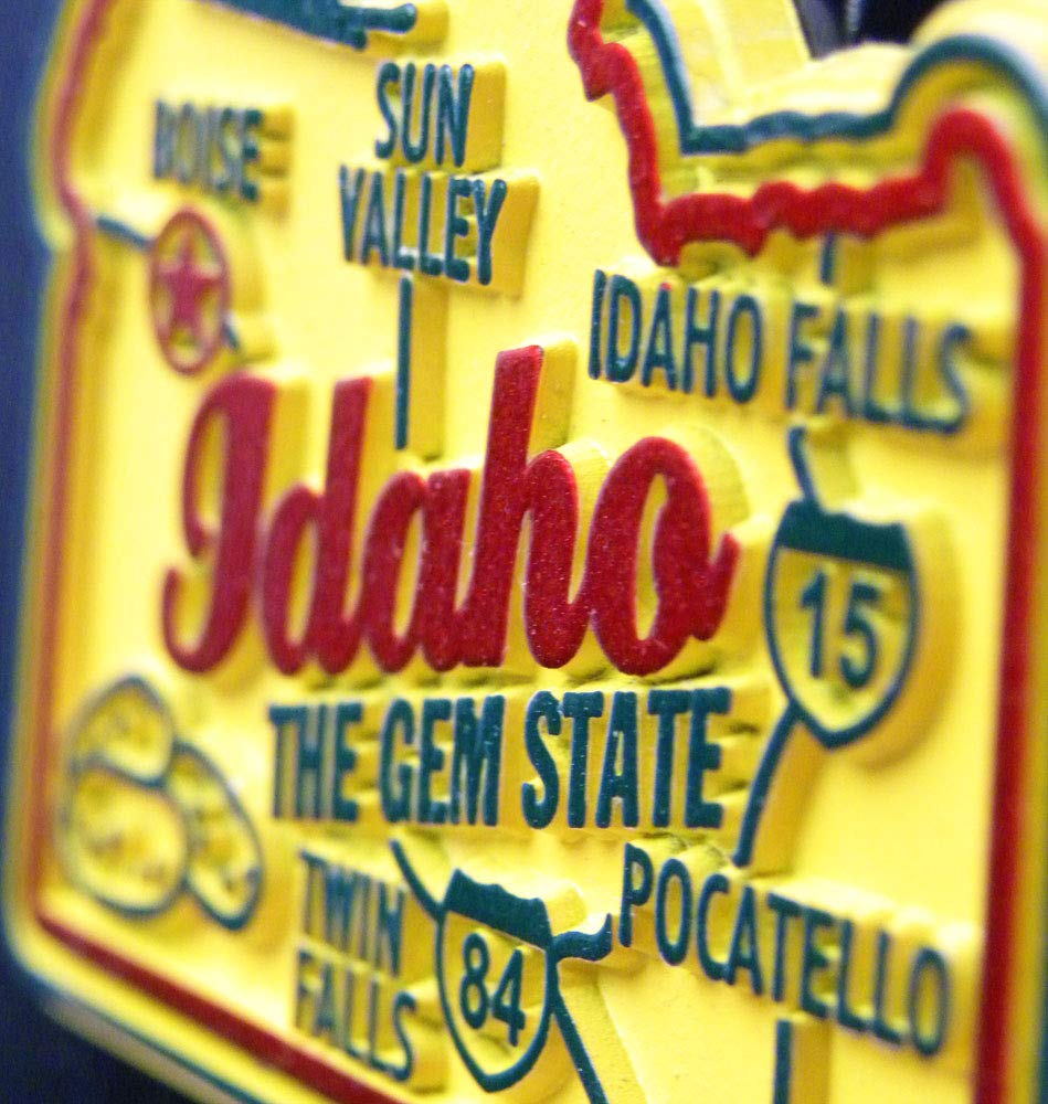 Iowa Giant State Magnet By Classic Magnets, 3.7'' X 2.5'', Collectible Souvenirs Made In The Usa