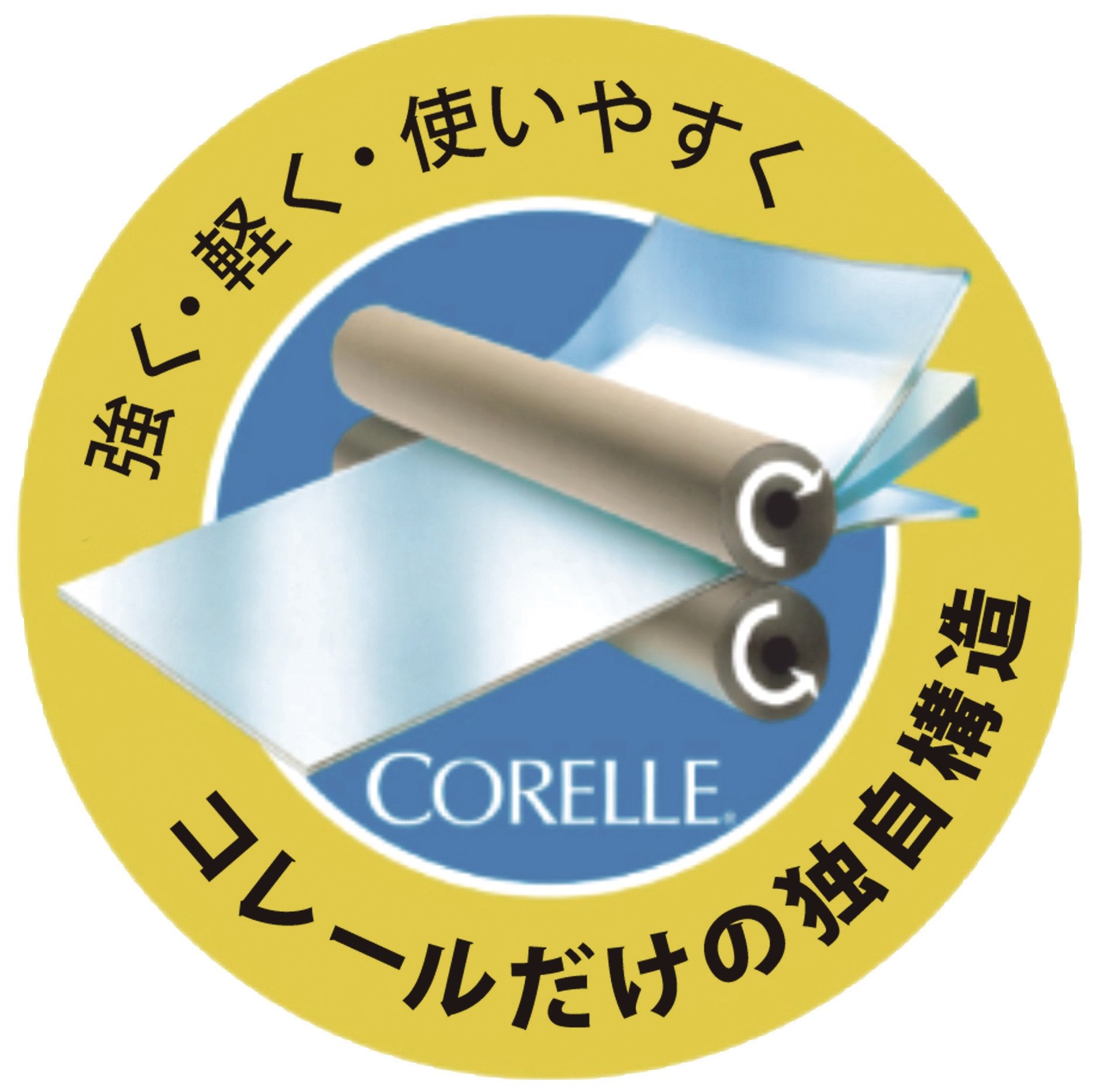 Corelle CP-8903 Square Plate, 6.5 inches, Shatter-Resistant Glass, Winter Frost White, Lightweight Small Dish
