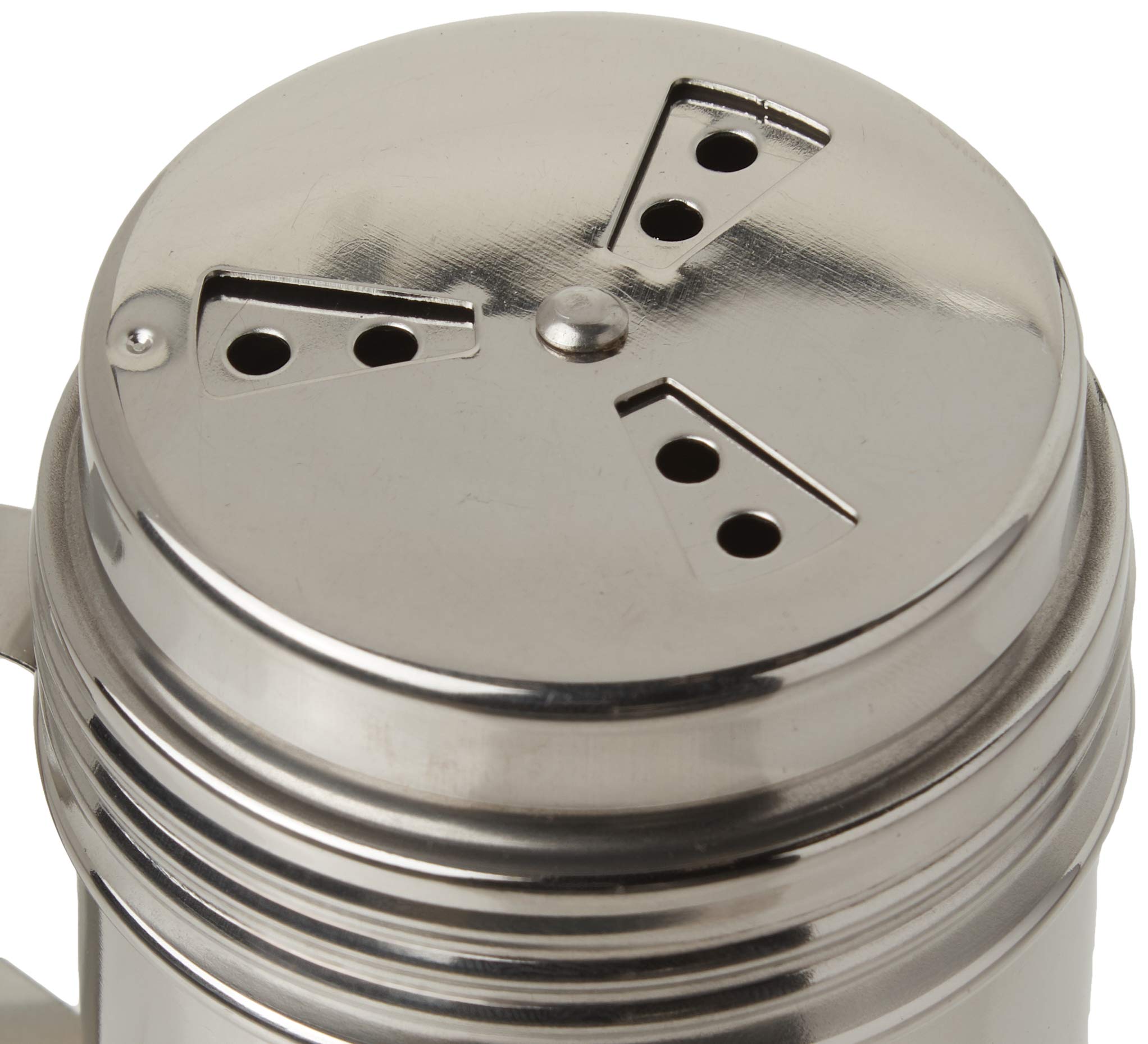 Tablecraft, 10 Oz, Silver Stainless Steel Dry Rub Shaker With Handle, 10-Ounce