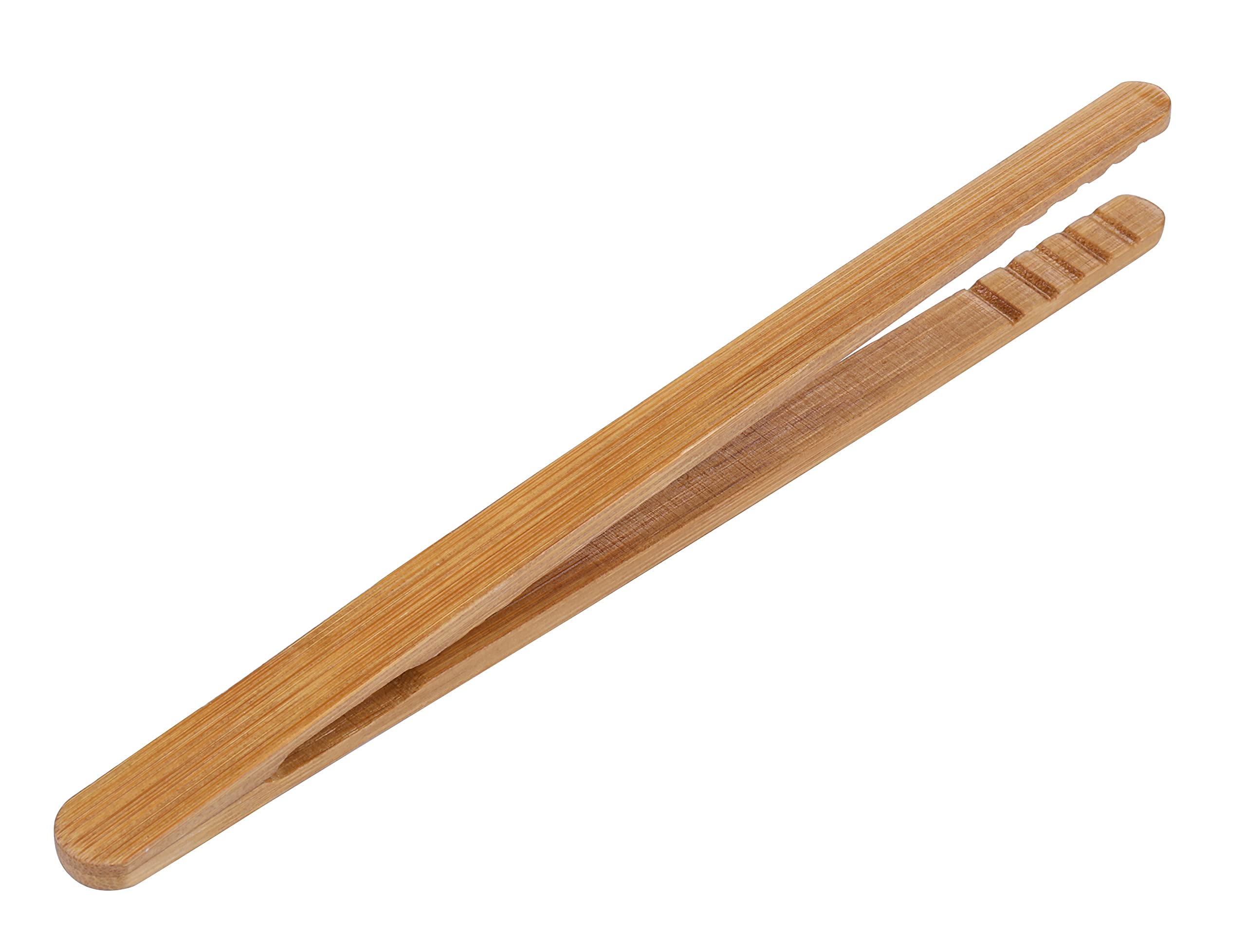 I-Mart Toaster Tongs, 7 Inches Bamboo Tongs For Cooking Toast Kitchen (2 Pcs)