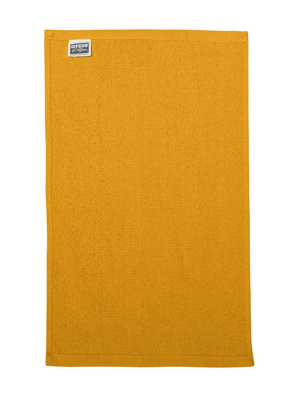 Q-Tees Budget Rally Towel - Gold  One Size