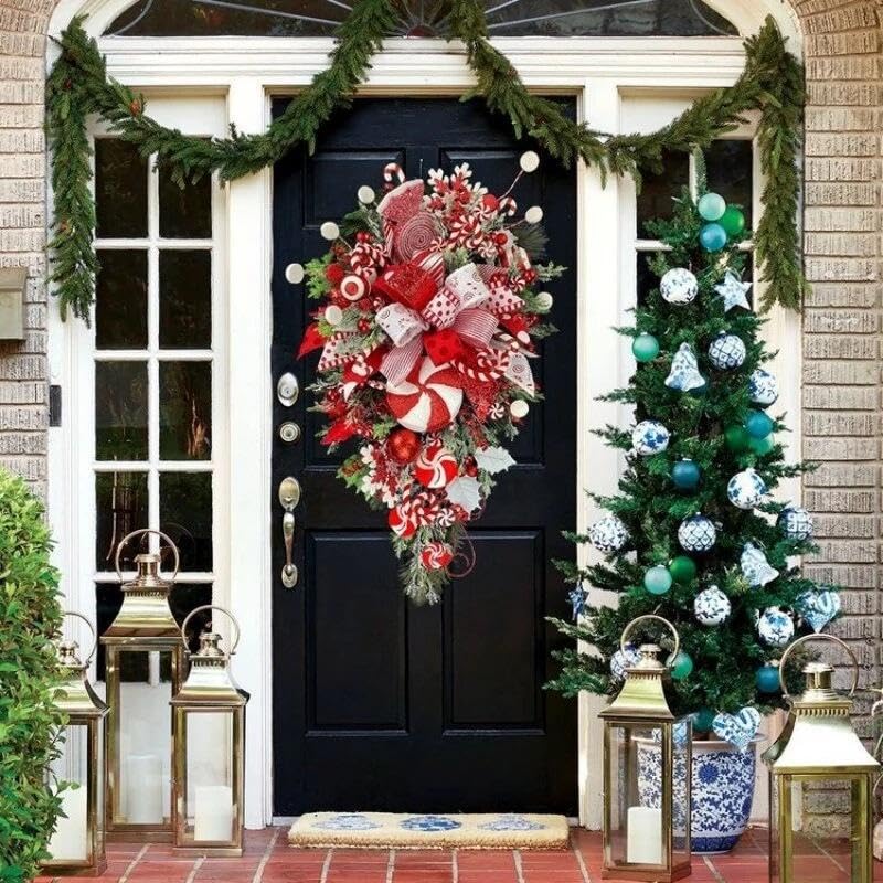 YYCRAFT 34ct Christmas Ball Ornaments 6CM for Xmas Tree Christmas Decorations Shatterproof Hooks Included (Teal Green, M)