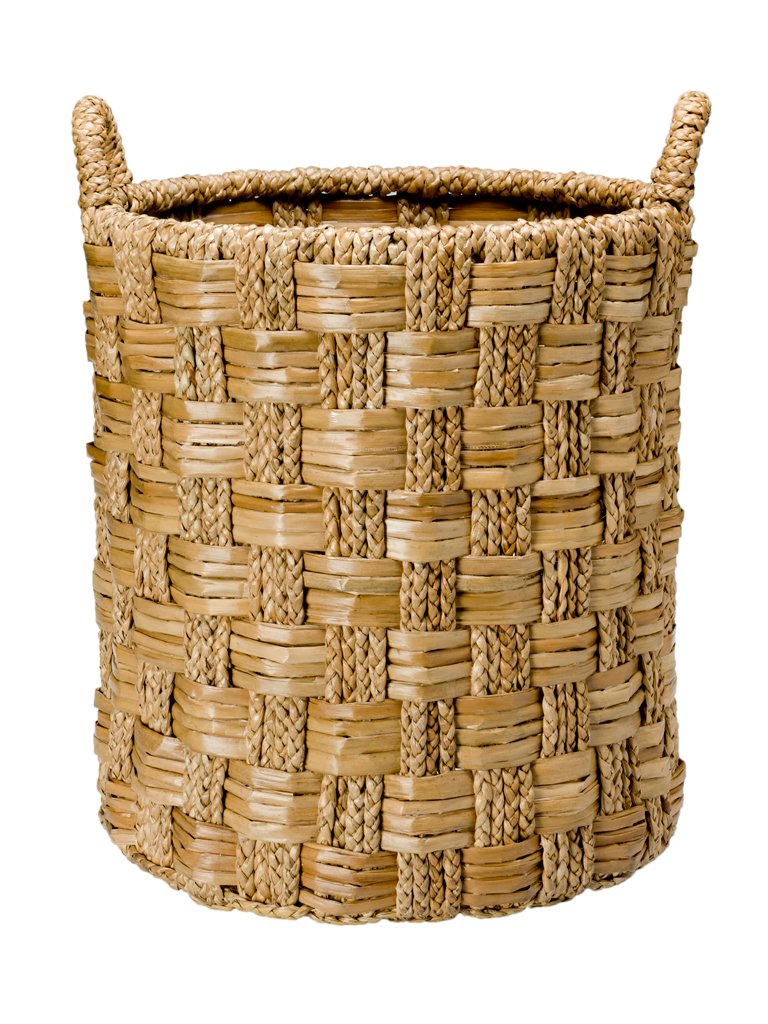 Kouboo 1060040 Round Braided Sea Grass Storage Basket, Brown