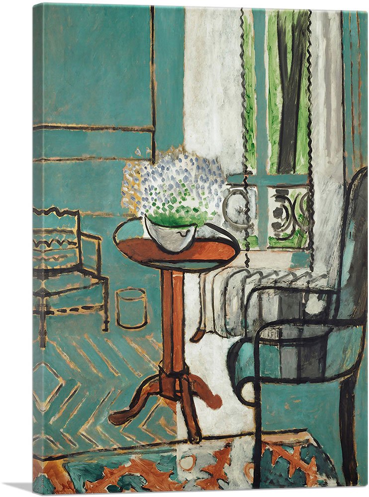 Artcanvas The Window 1916 Canvas Art Print Stretched Framed Painting Picture Poster Giclee Wall Decor By Henri Matisse - 12'' X