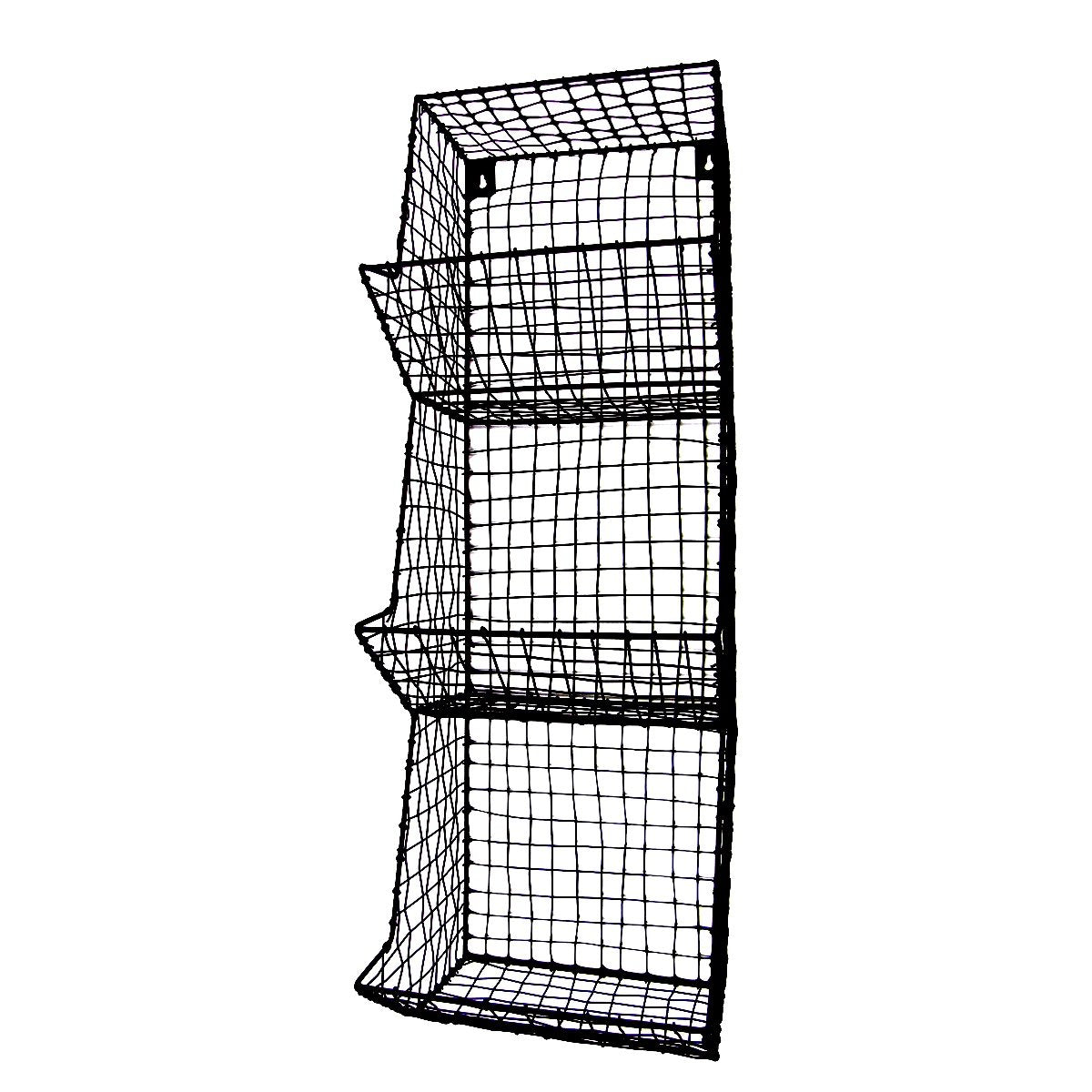 Tg,Llc Treasure Gurus Wire Wall 3 Storage Bin Fruit/Vegetable Basket Primitive Rustic Farmhouse Decor