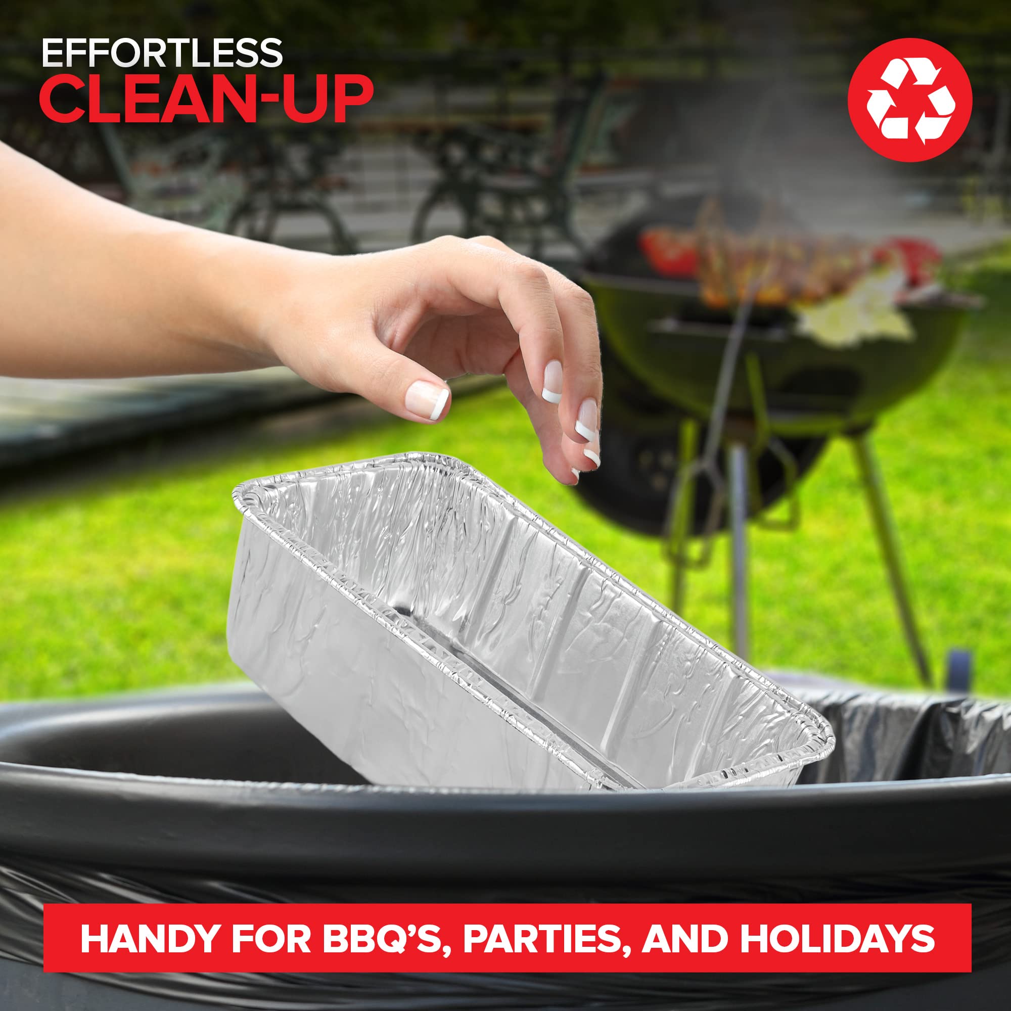 Aluminum Pans Bread Loaf Pans (30 Pack) 8X4 Aluminum Loaf Pan - 2 Lb Bread Tins, Standard Size, Compatible With Roadpro 12 Volt