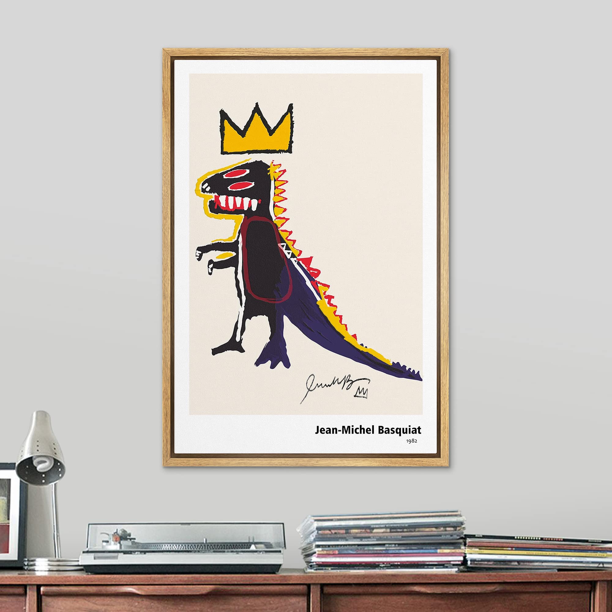 Signleader Framed Canvas Print Wall Art Animals Fantasy Illustrations Fine Art Rustic Scenic Relax/Calm Colorful For Living Room
