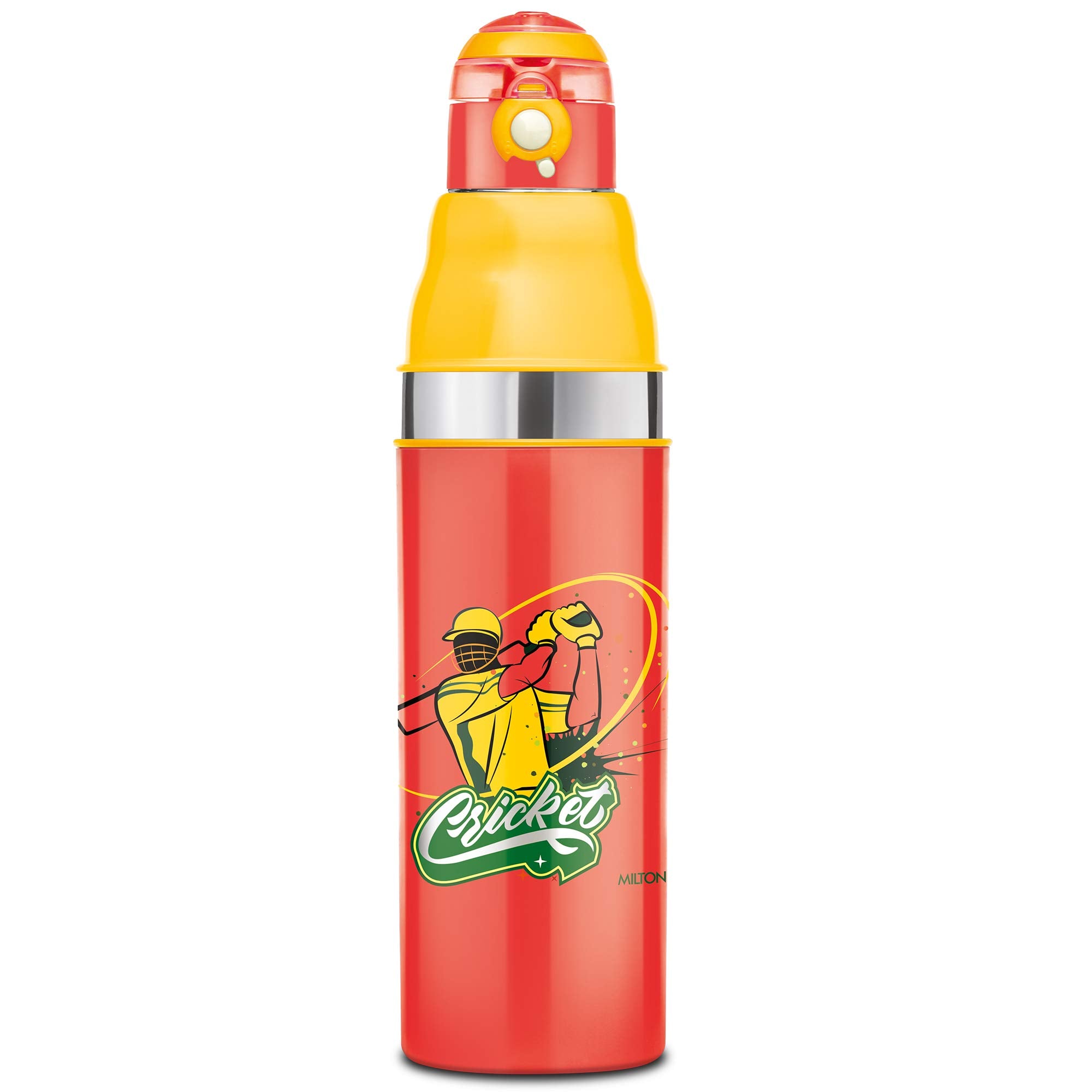 Milton Kool Stunner 900 Insulated School Kids Bottle with Inner Steel, 660 ml, Red