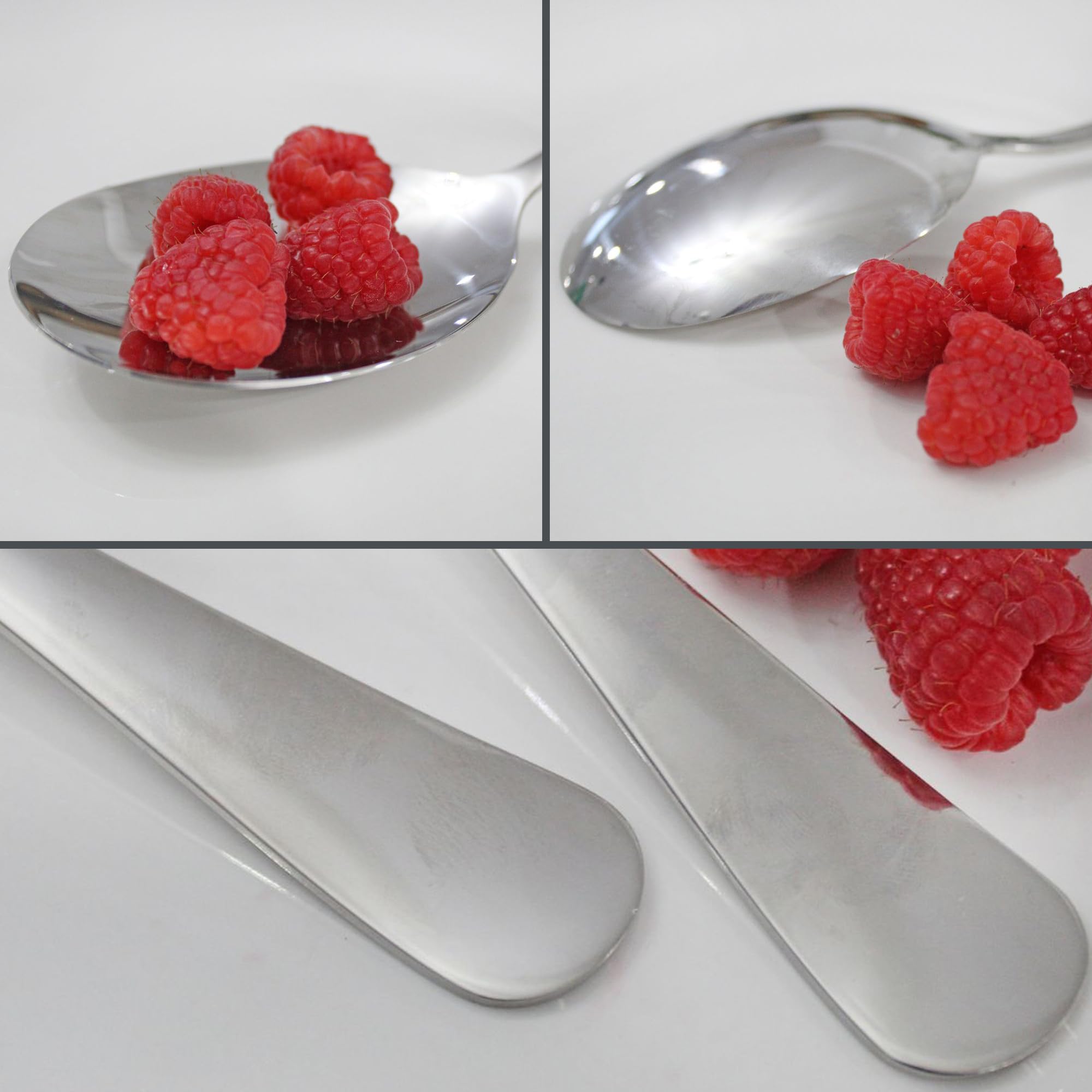 Cornucopia Stainless Steel X-Large Serving Spoons (2-Pack)  Serving Utensil  Buffet & Banquet Style Serving Spoons-(2 Spoons)