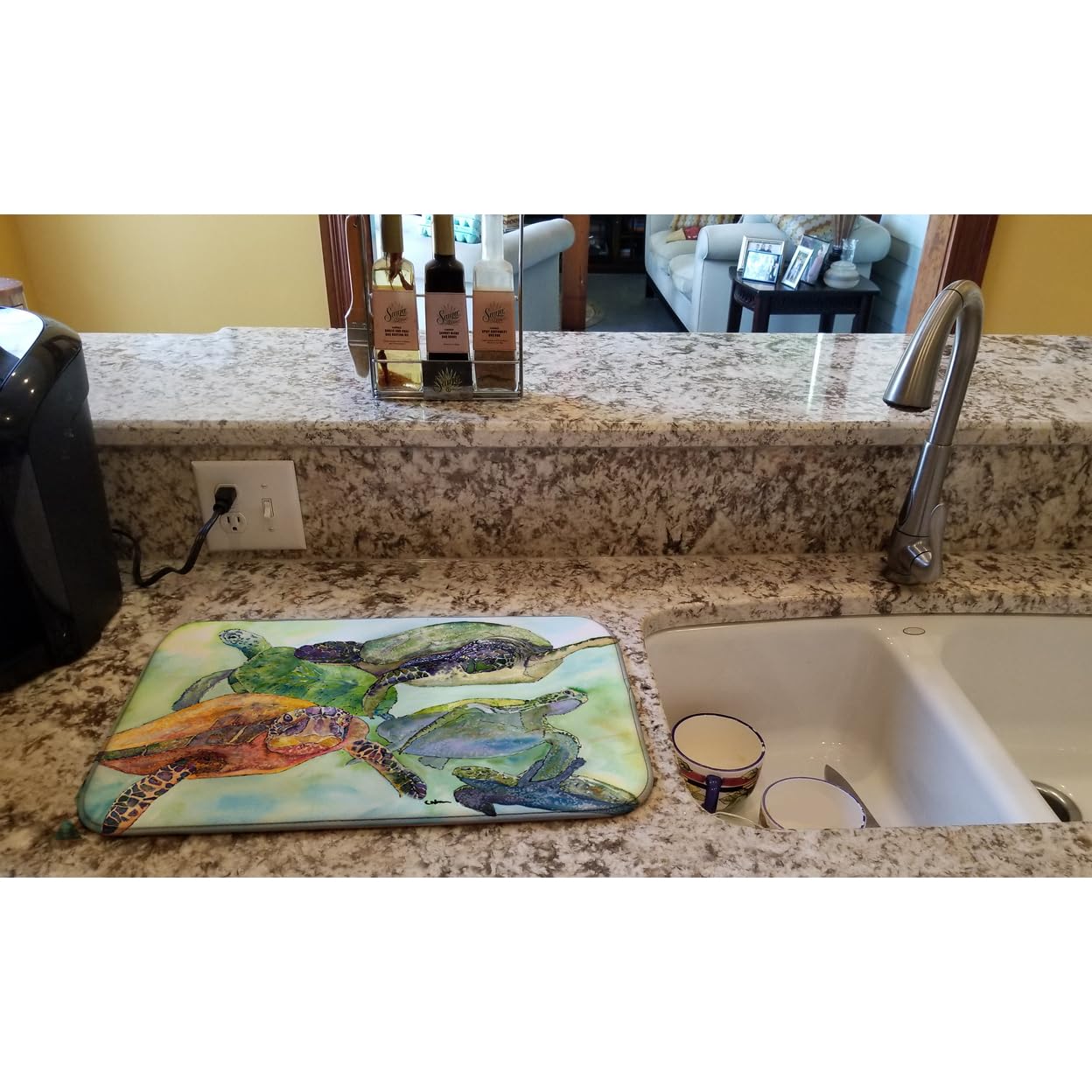 Turtle Dish Drying Mat 8549DDM