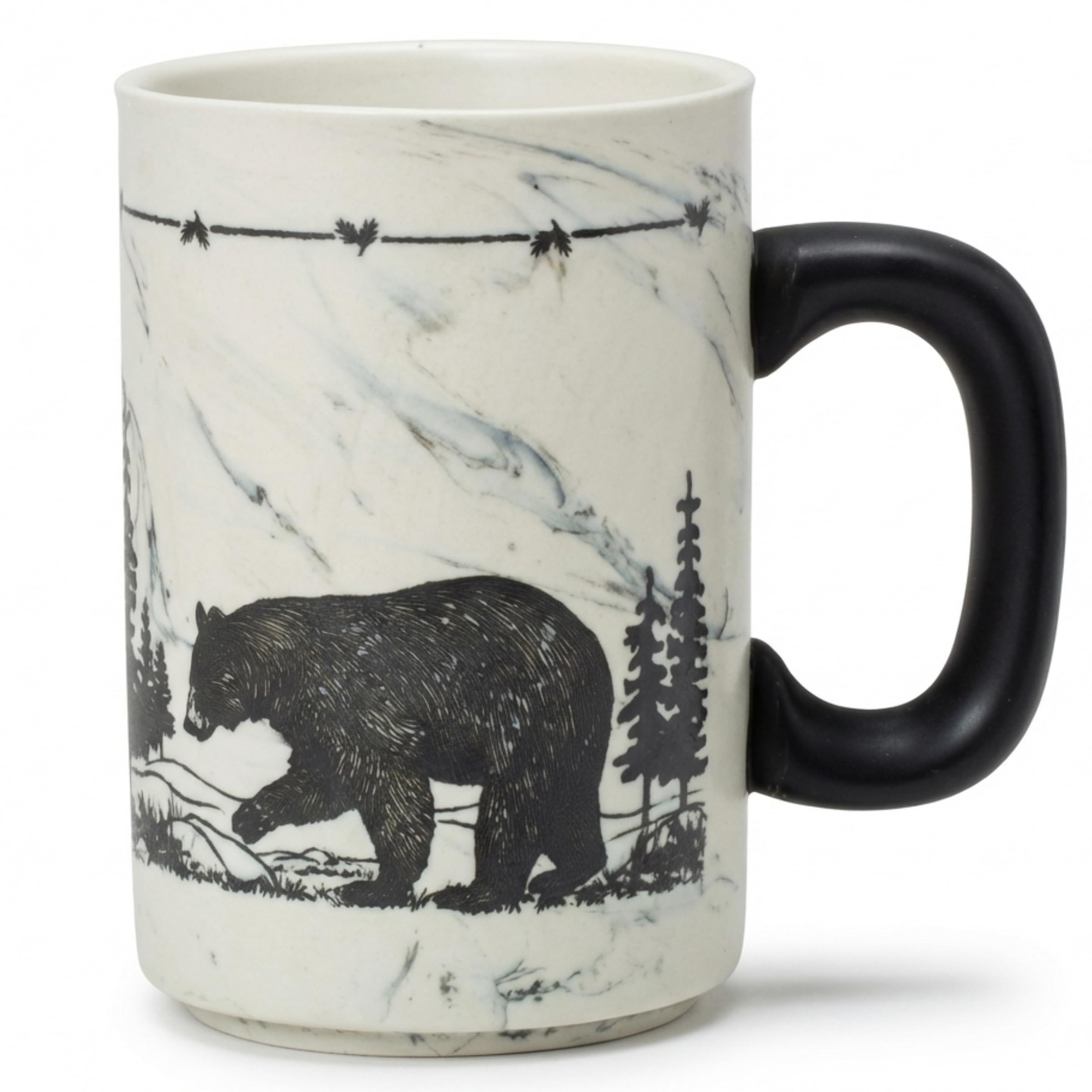 Cape Shore 18oz Heavy Stoneware Sema Pottery Mug, Bear
