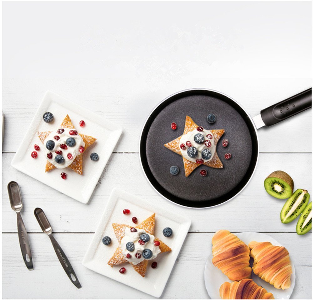 Egg Molds Egg Shaper Egg Ring Pancake Maker With Handle-6Pcs