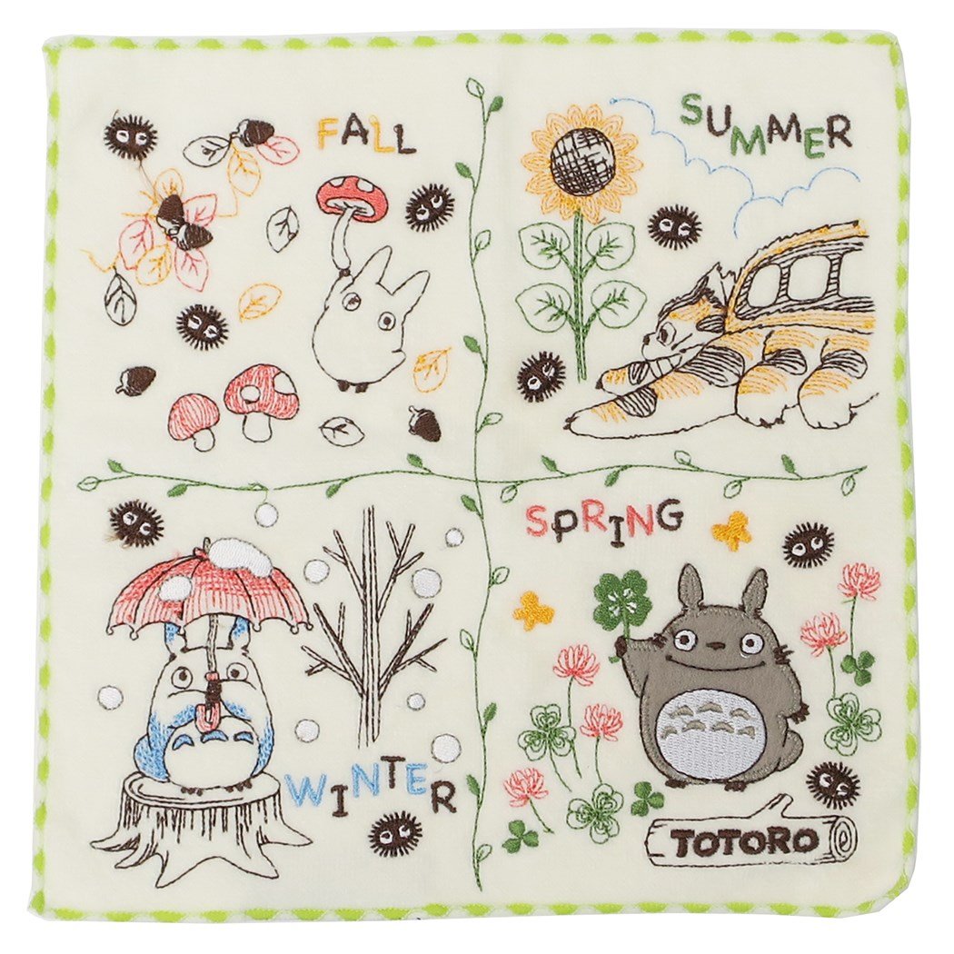 Studio Ghibli - My Neighbor Totoro - Four Season of Nature, Marushin Mini Towel
