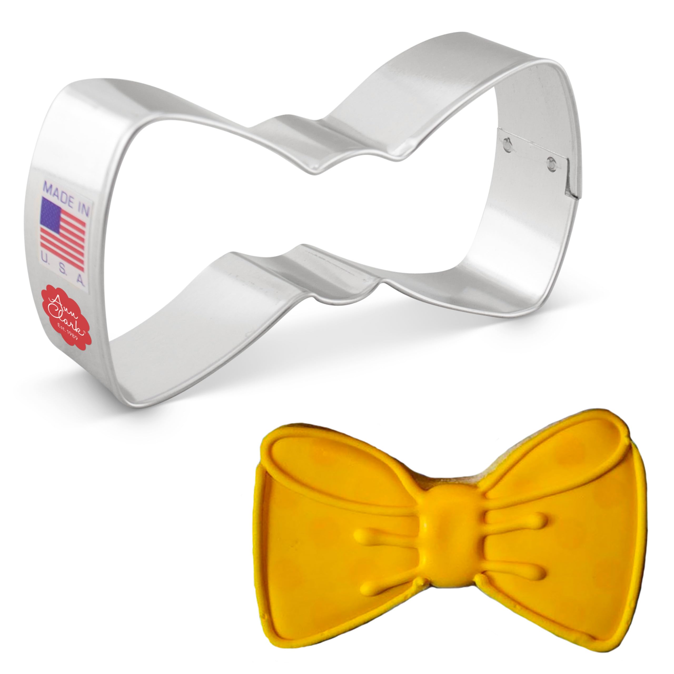 Bow Tie Father'S Day Cookie Cutter 4'' Made In Usa By Ann Clark