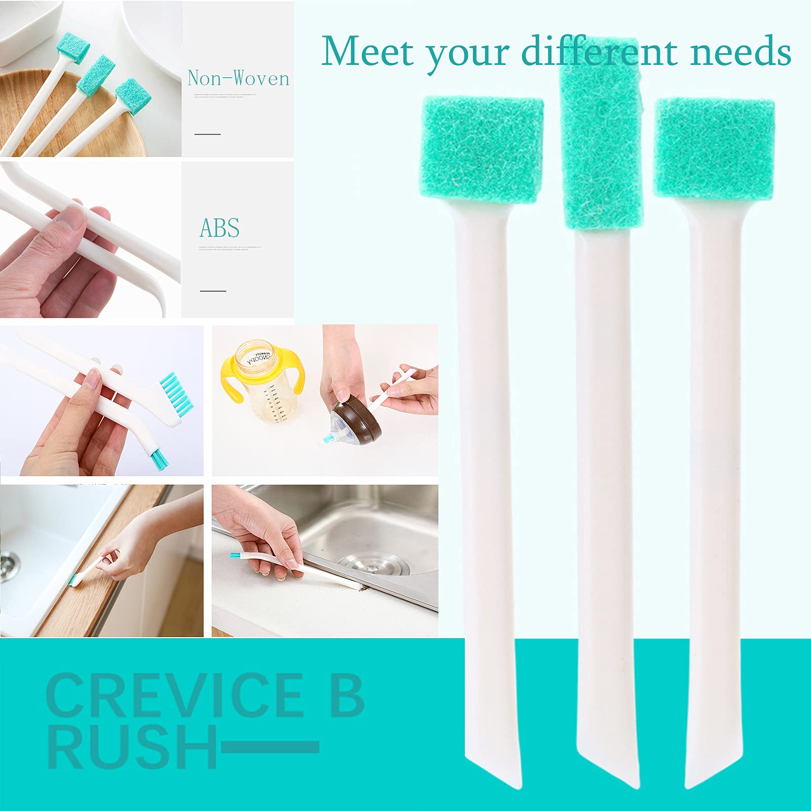 5Pcs Household Cleaning Brushes,Precision Cleaning Brush Kit/Cleaning Tools, For Corner Stain Dirt Clean Brush,Deep Detail Crevi