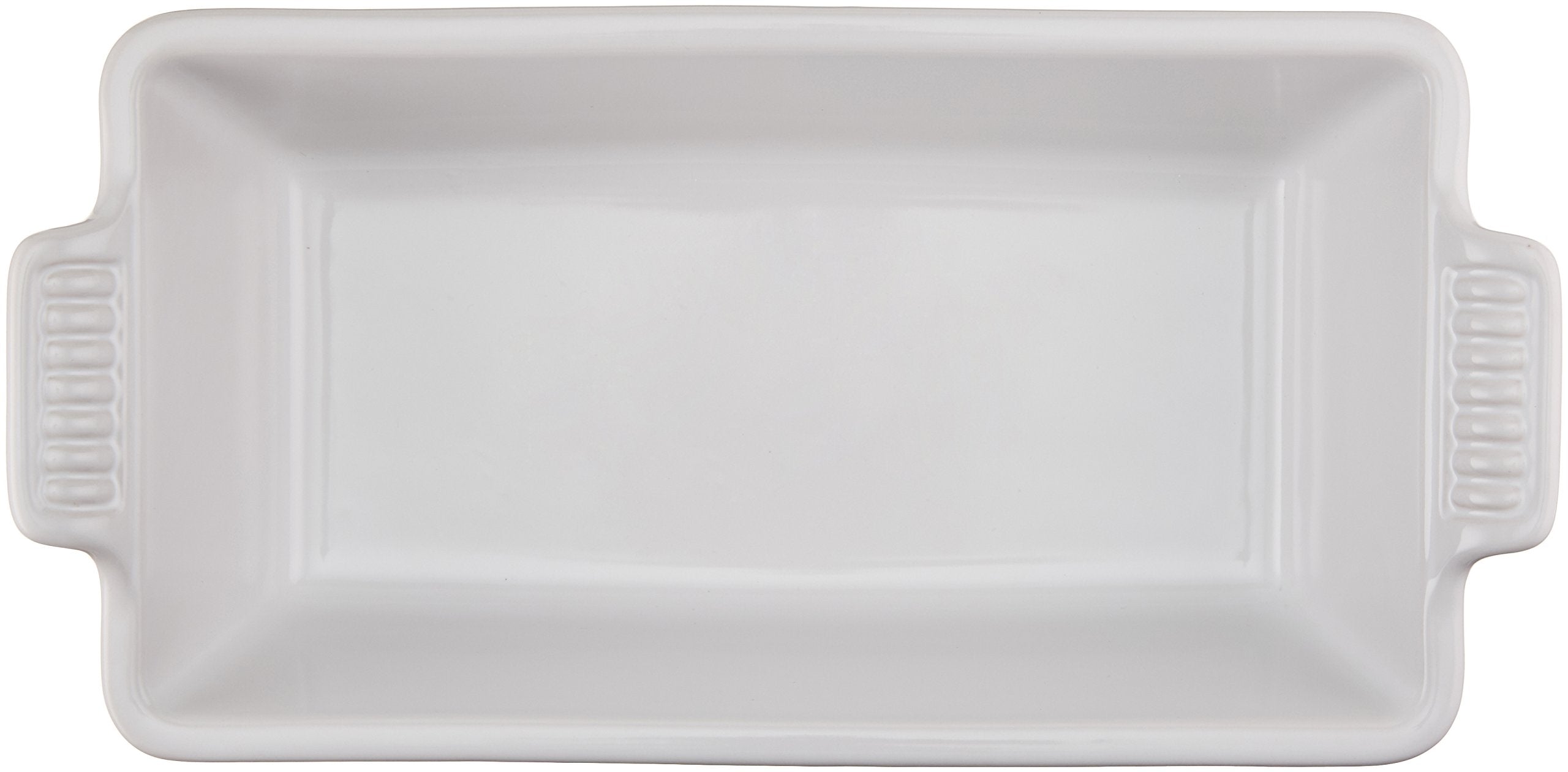 Le Creuset Stoneware Heritage Loaf Pan, 9'' X 5'' X 3'' (1.5 Qt.), White