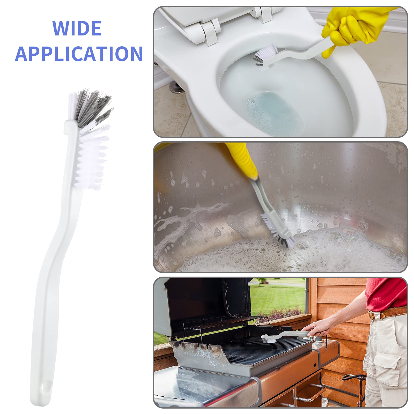 10 Pieces Cleaning Brush Small Scrub Brush, Window Door Sliding Track Cleaning Brush For Cleaning Sink Scrub Brush, Bathroom Kit