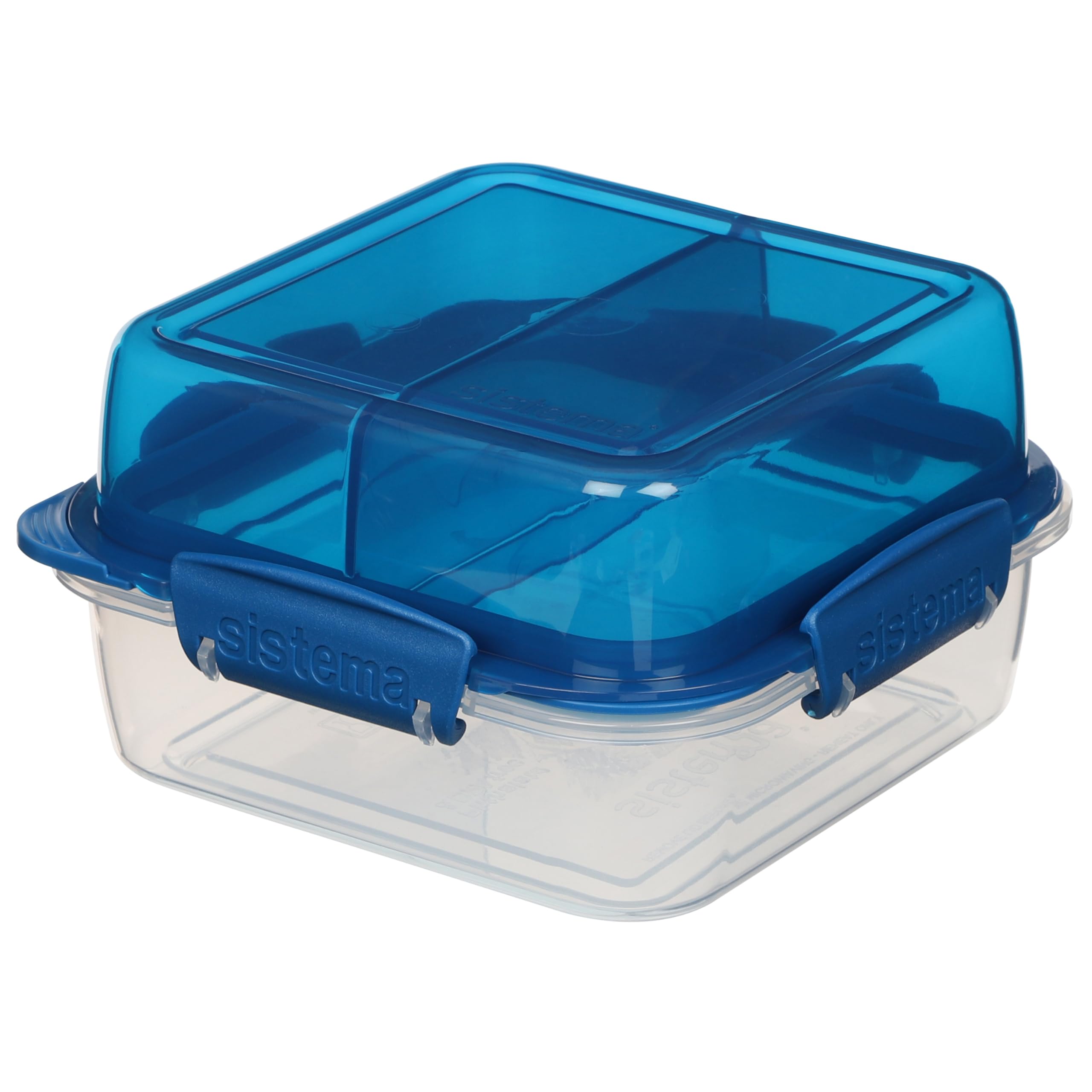 Sistema 124L Lunch Stack Square to go Assorted colours  Polypropylene  124 Litre