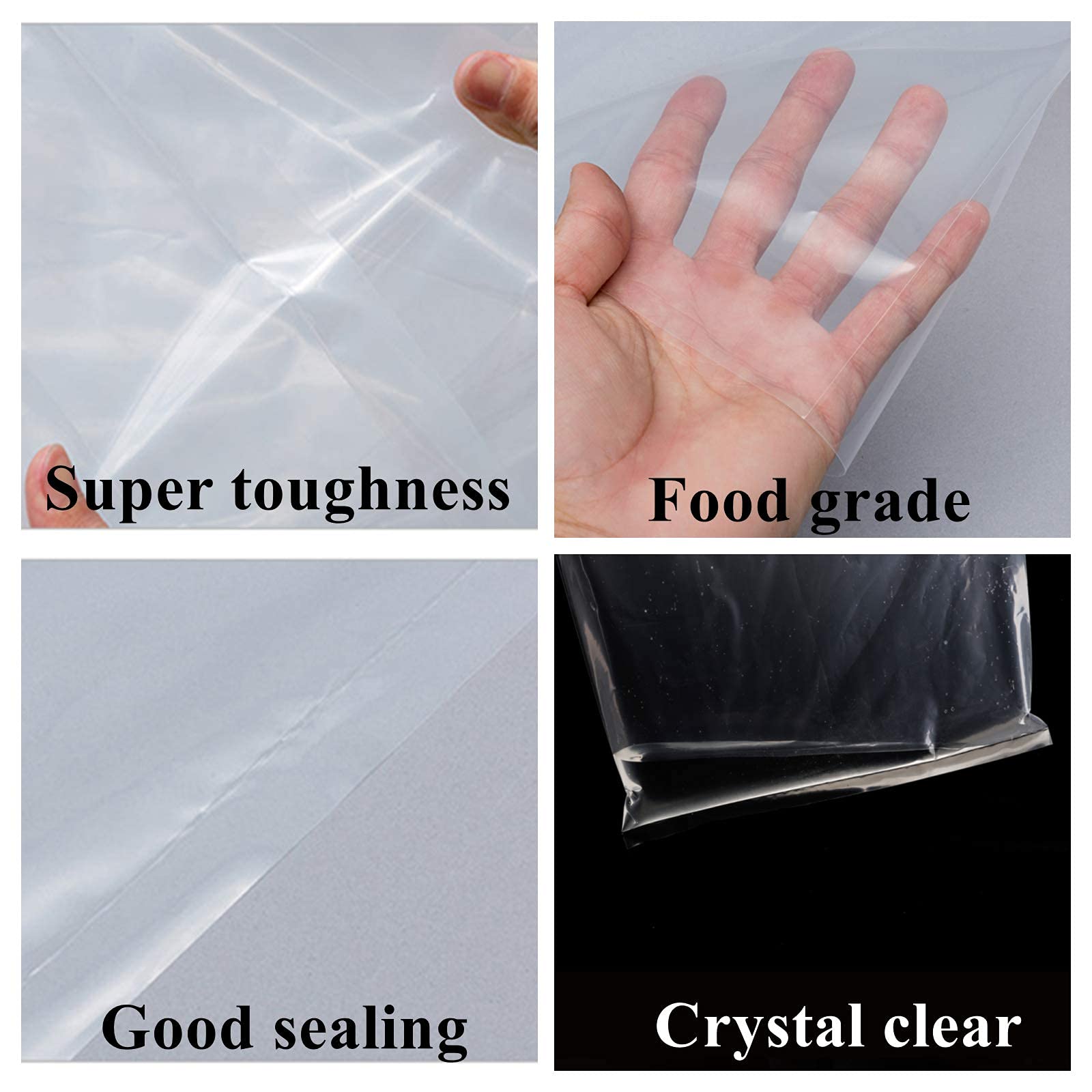 Yopay 30 Pack 5 Gallon Bucket Liner Bags For Marinating And Brining, 8 Mil Extra Large Thick Food Storage Bags, 20'' W X 28'' H,