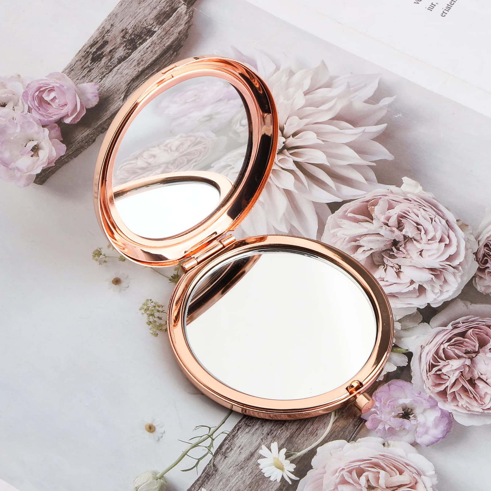 Wsnang Mermaid Makeup Mirror Princess Fans Gift You Are Braver Stronger Smarter Than You Think Travel Compact Pocket Makeup Mirr