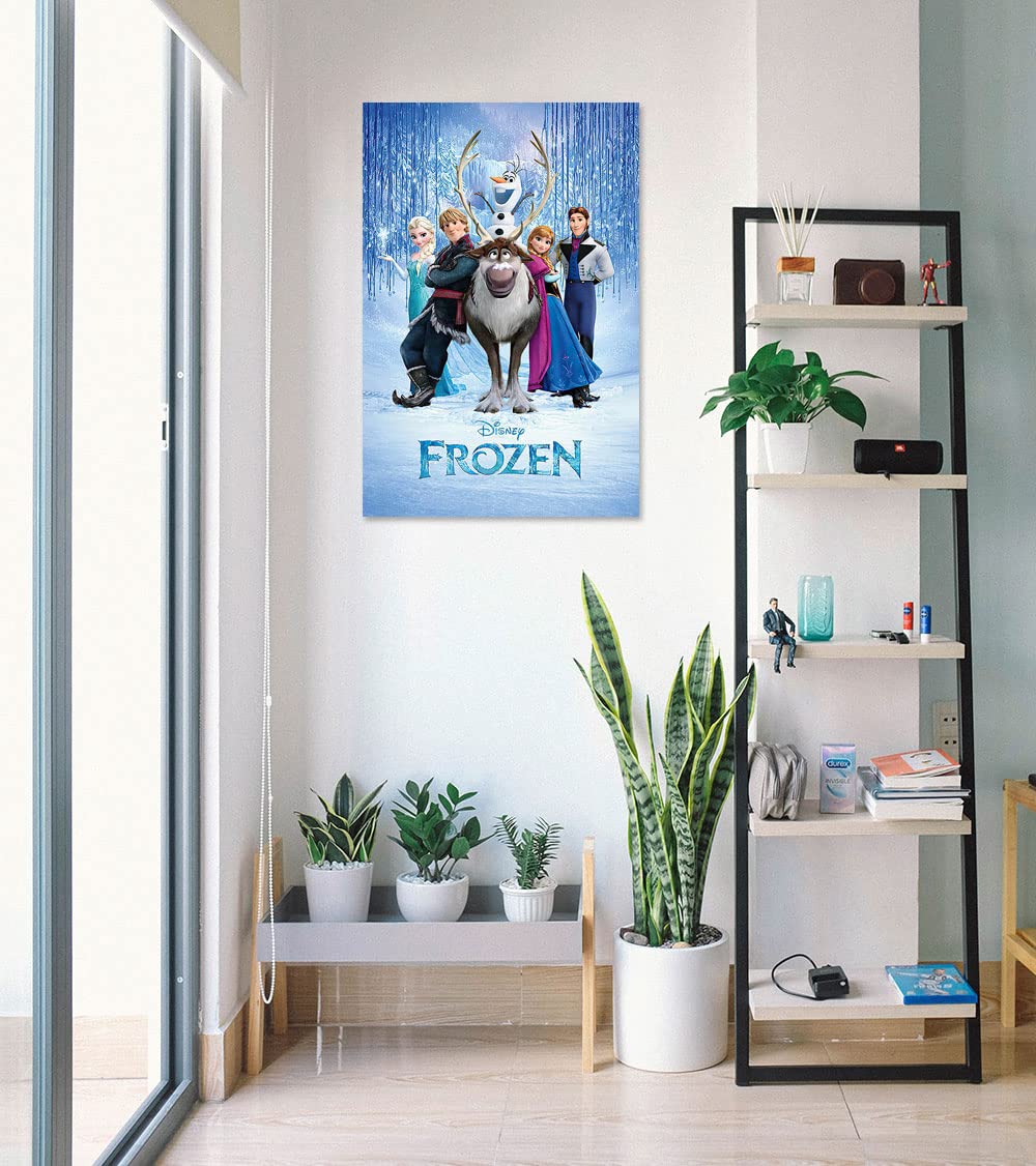 Frozen Disney Movie Cast Poster - 91.5 X 61Cms (36 X 24 Inches)