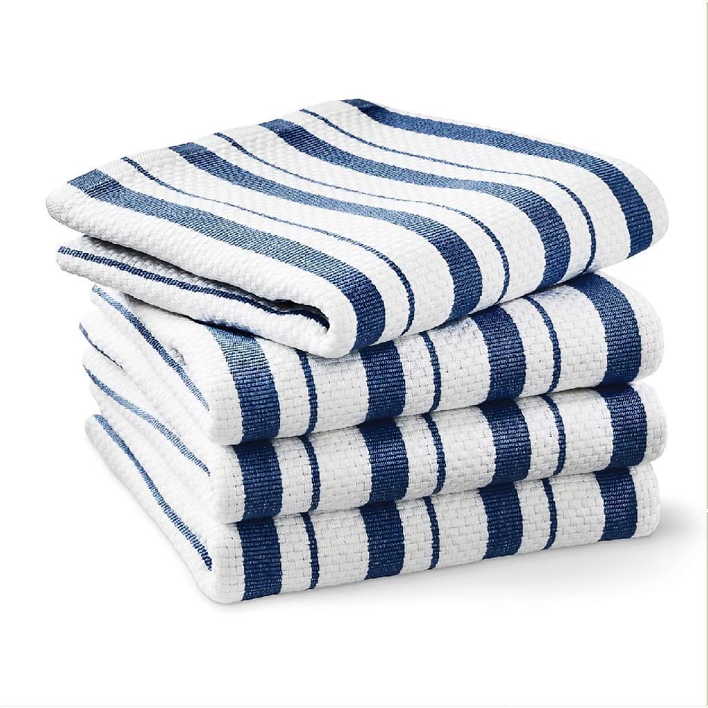 Williams-Sonoma Classic Striped Towels, Set Of 4 (Navy)