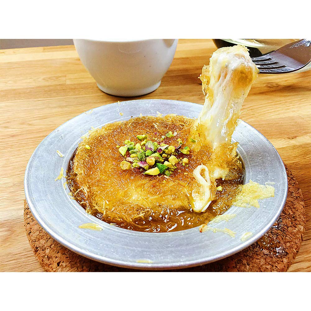 Frigya Kunefe Plate - Cooking And Serving Plates For Shredded Kadaifi, Kunafa Knafe Knafeh Phyllo, Fillo Dough Pan - Set Of 3 Si