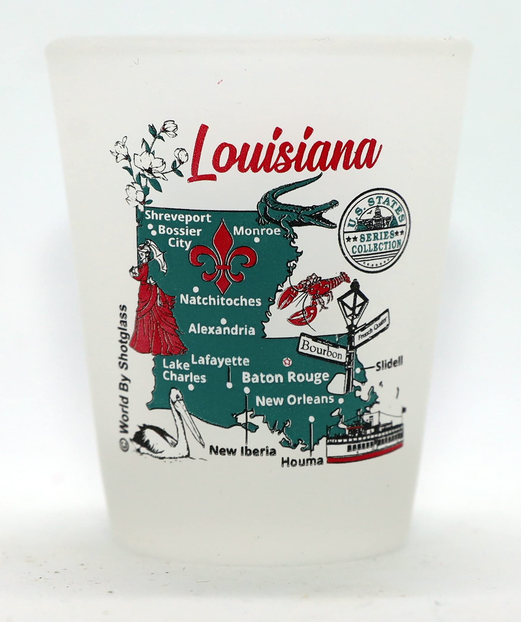 Louisiana Us States Series Collection Shot Glass