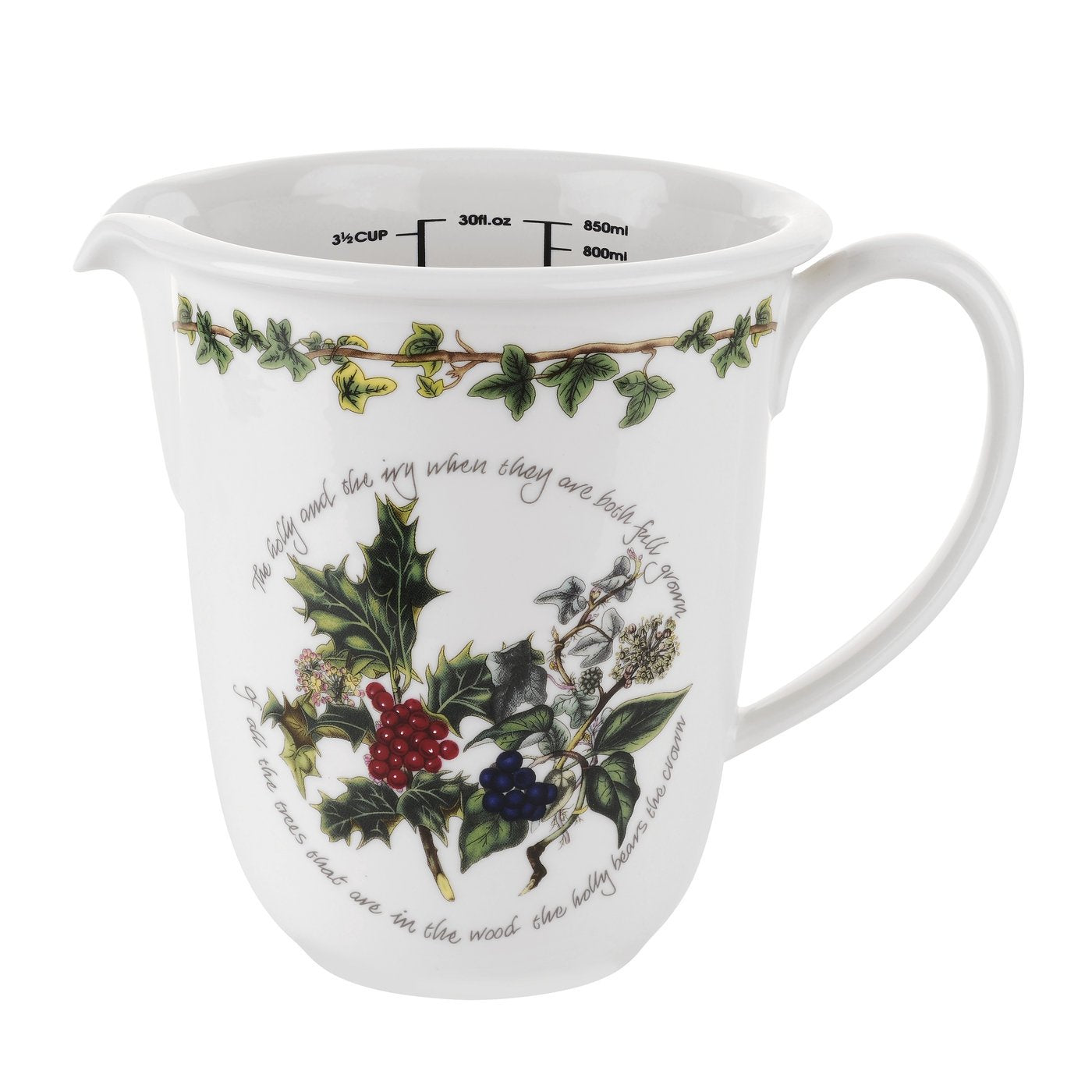 Portmeirion The Holly & The Ivy Measuring Jug