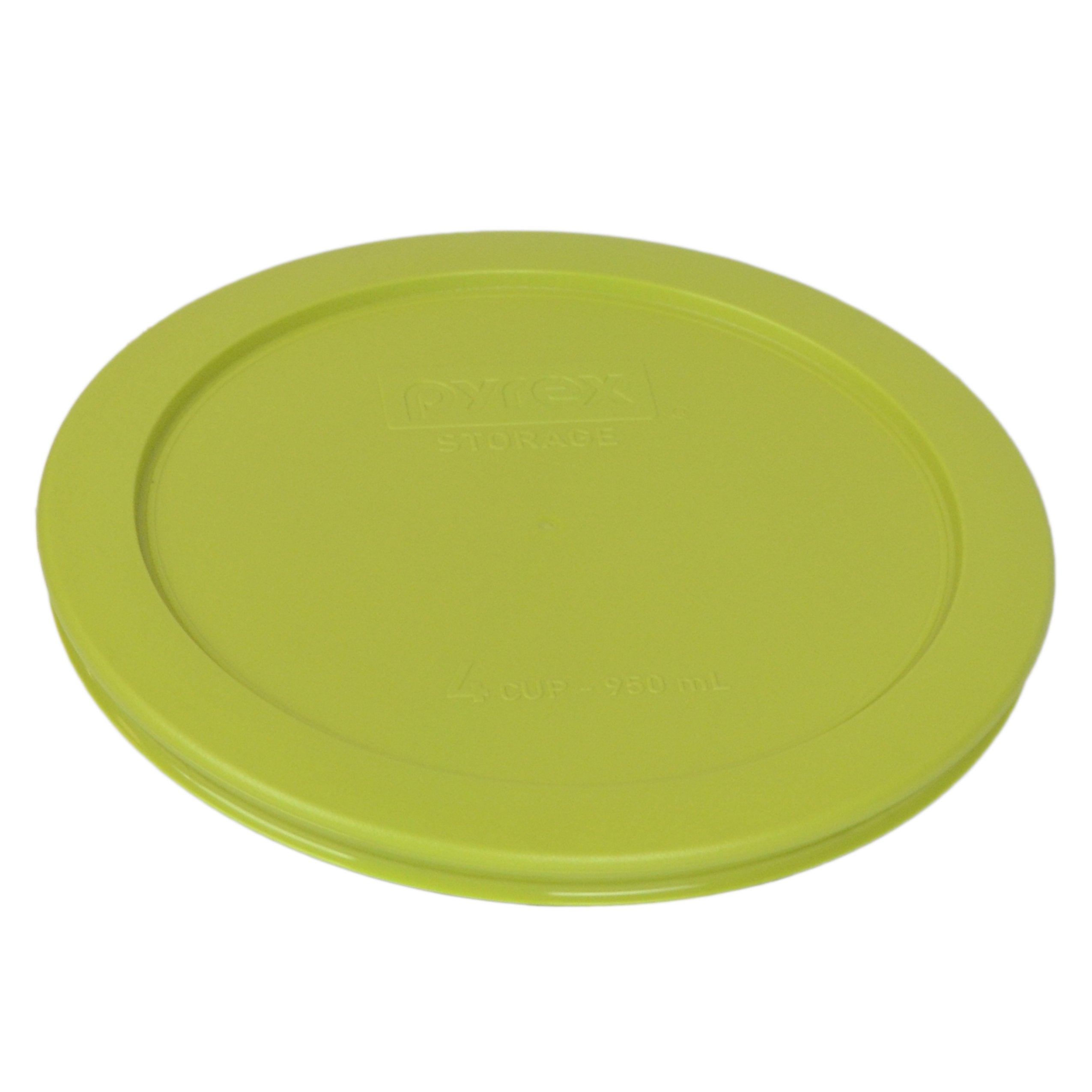 Pyrex 7201-Pc Round 4 Cup Storage Lid For Glass Bowls (1, Edamame Green)