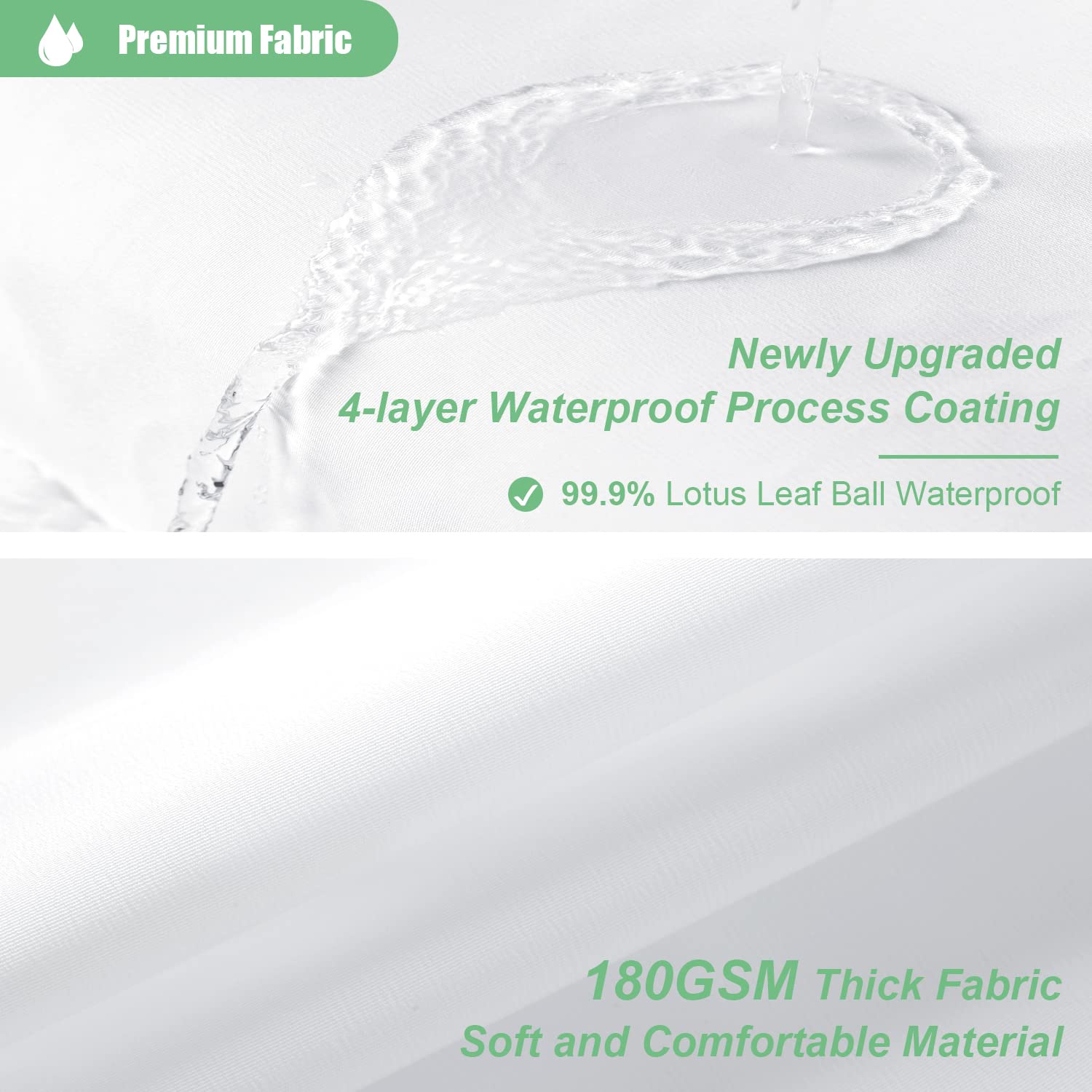 Dynamene Extra Long Shower Curtains - 72 X 84 Inches Long Textured Tufted Chenille Striped Fabric Bathroom Shower Curtain, Tall