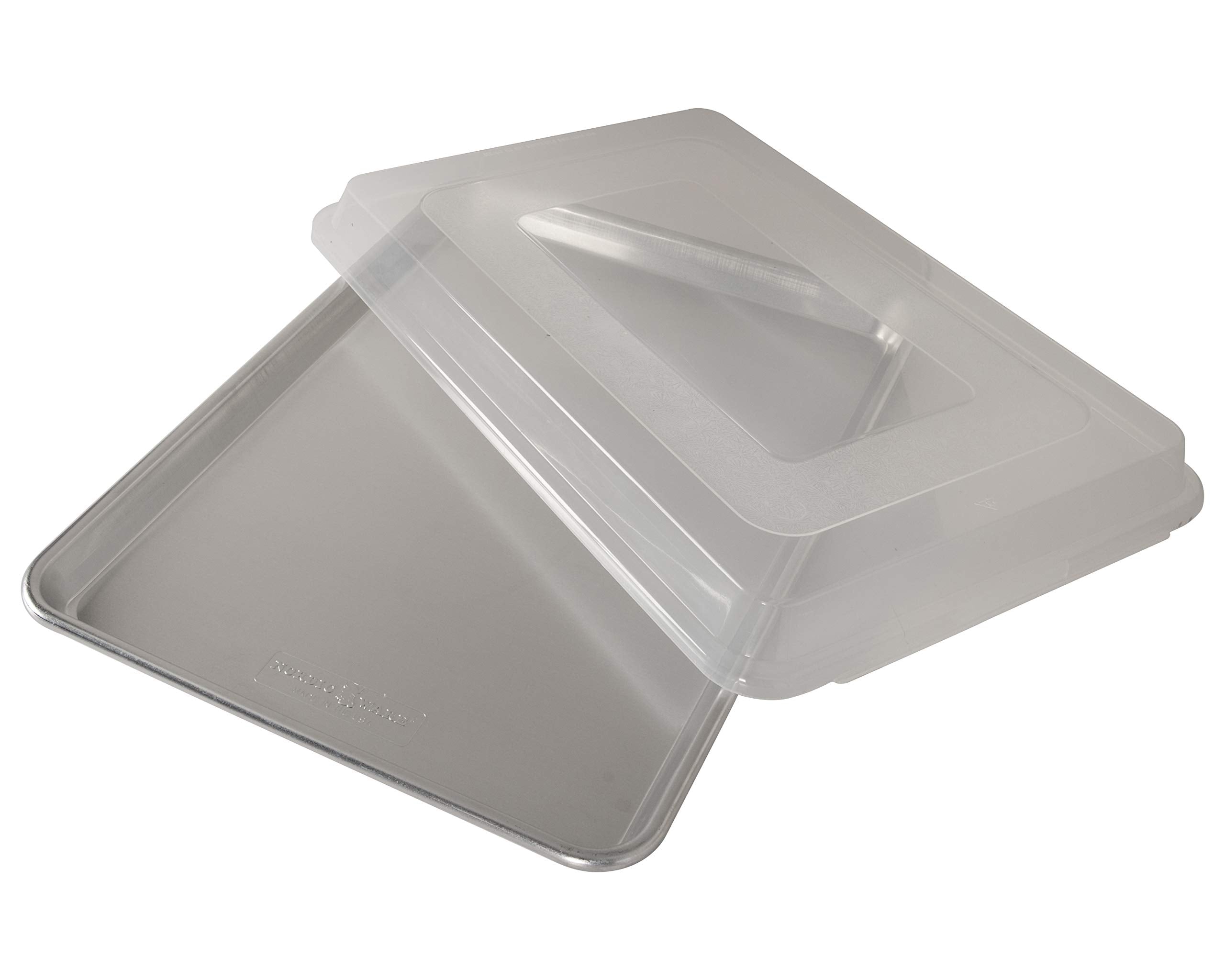 Nordic Ware Half Sheet Cover, 13 By 18 Inch, Clear