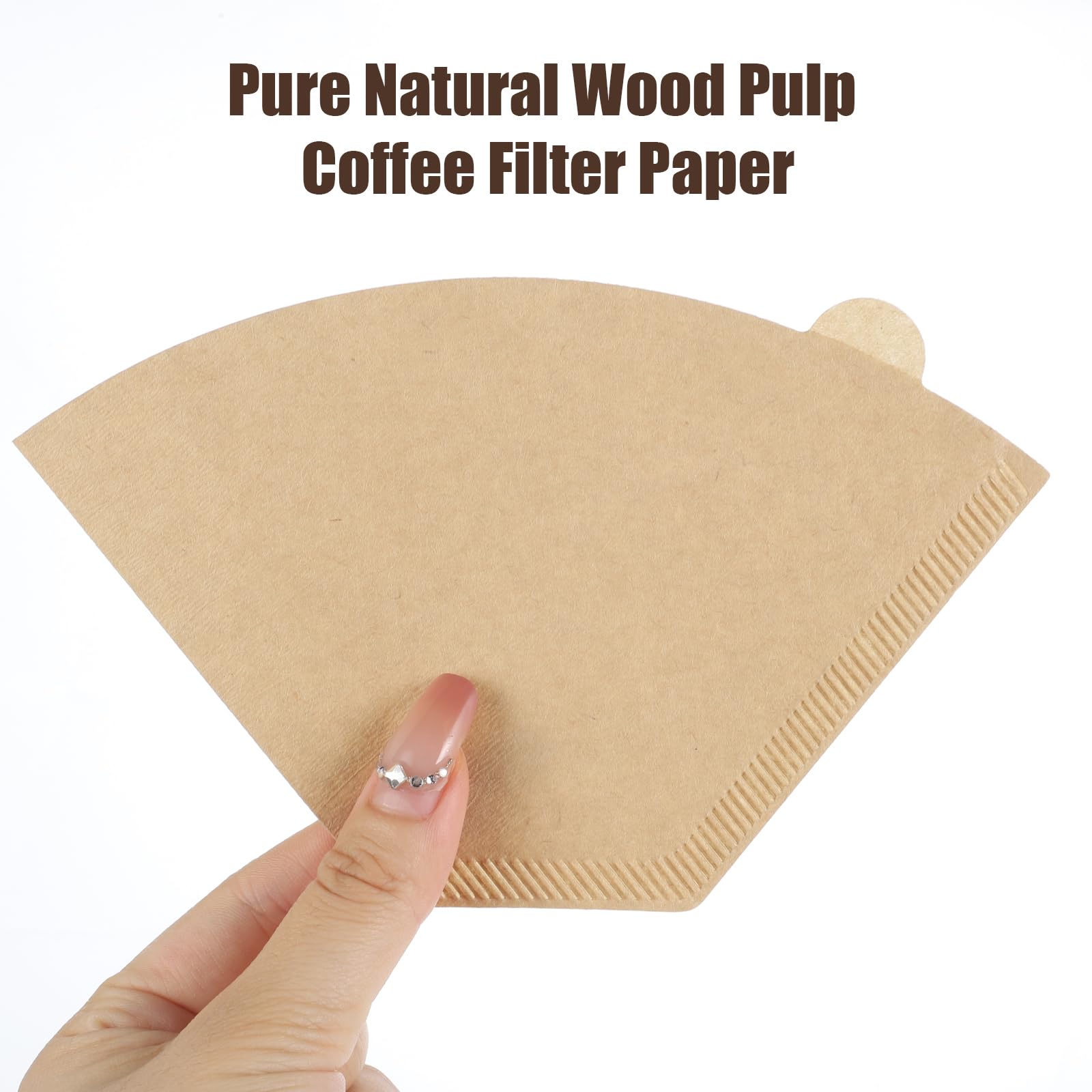 200 Count Coffee Filter #2, 2 Cone Coffee Filters Unbleached Natural 2 Cone Filters Paper Compatible With Drip And Pour Over Cof