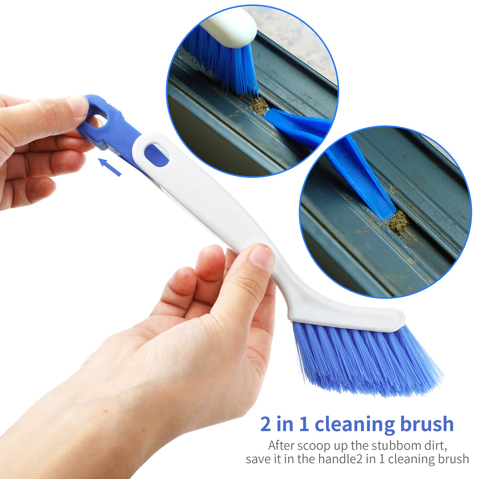 10 Pieces Cleaning Brush Small Scrub Brush, Window Door Sliding Track Cleaning Brush For Cleaning Sink Scrub Brush, Bathroom Kit