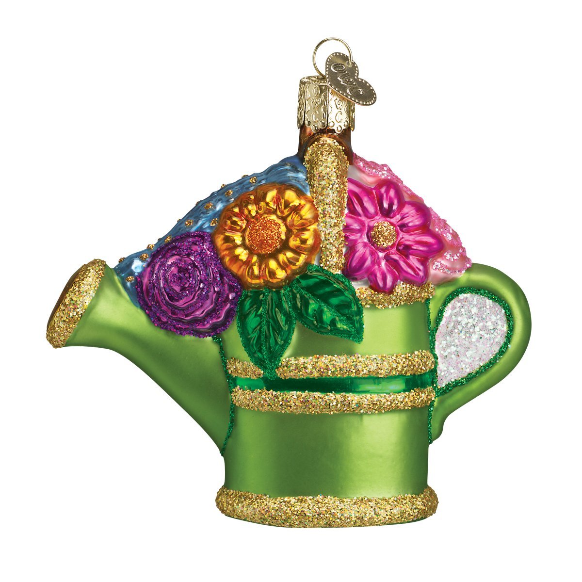 Old World Christmas Garden Gifts Glass Blown Ornaments for Christmas Tree Water Can