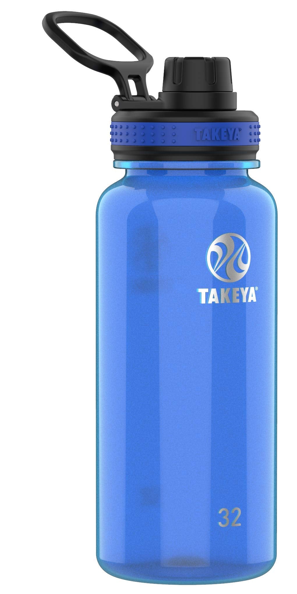 Takeya - 50273 Takeya Tritan Sports Water Bottle With Spout Lid, 32 Oz, Royal