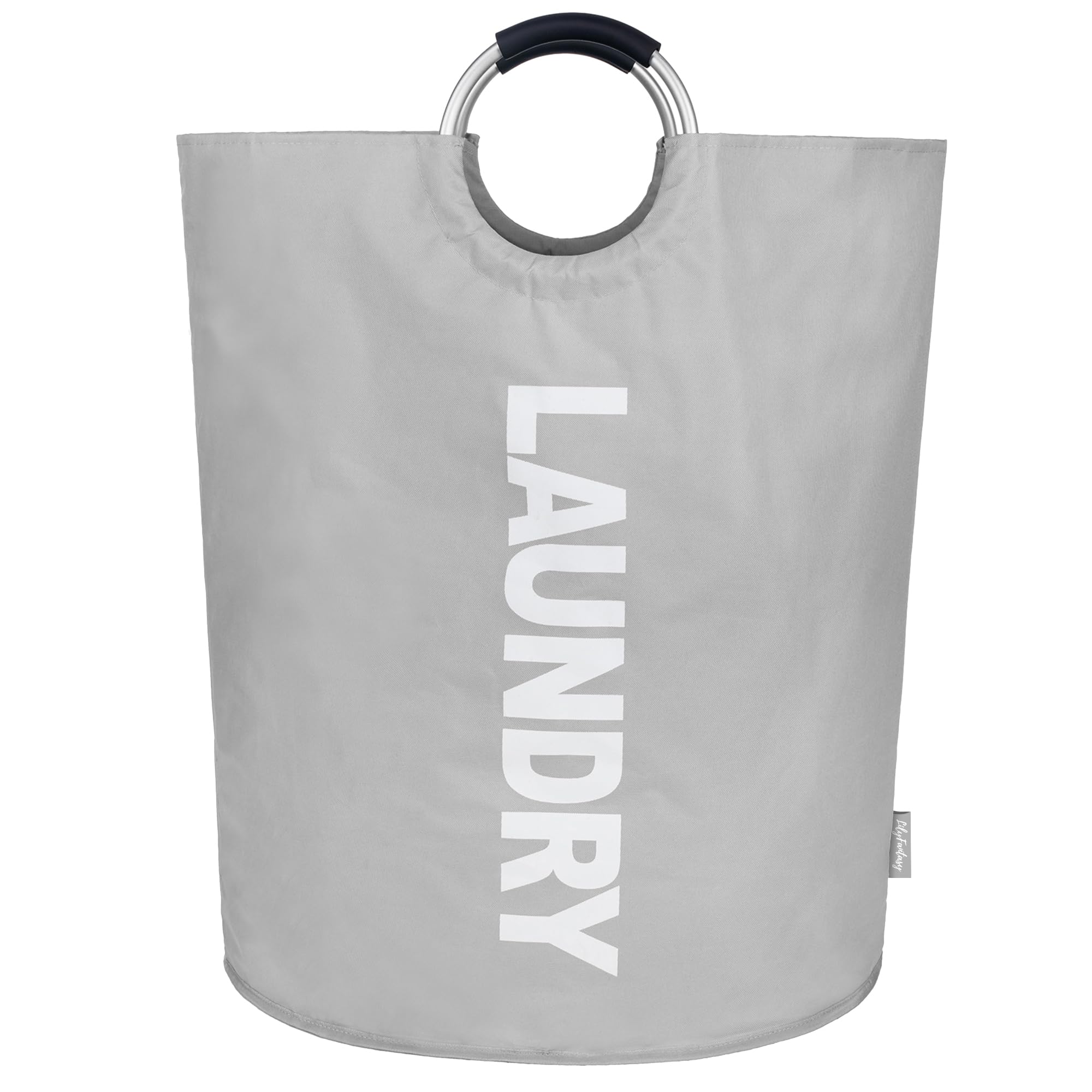Lilyfantasy 160L Large Laundry Basket, Collapsible Laundry Hamper With Padded Handles, Waterproof Laundry Bag, Tall Clothes Hamp