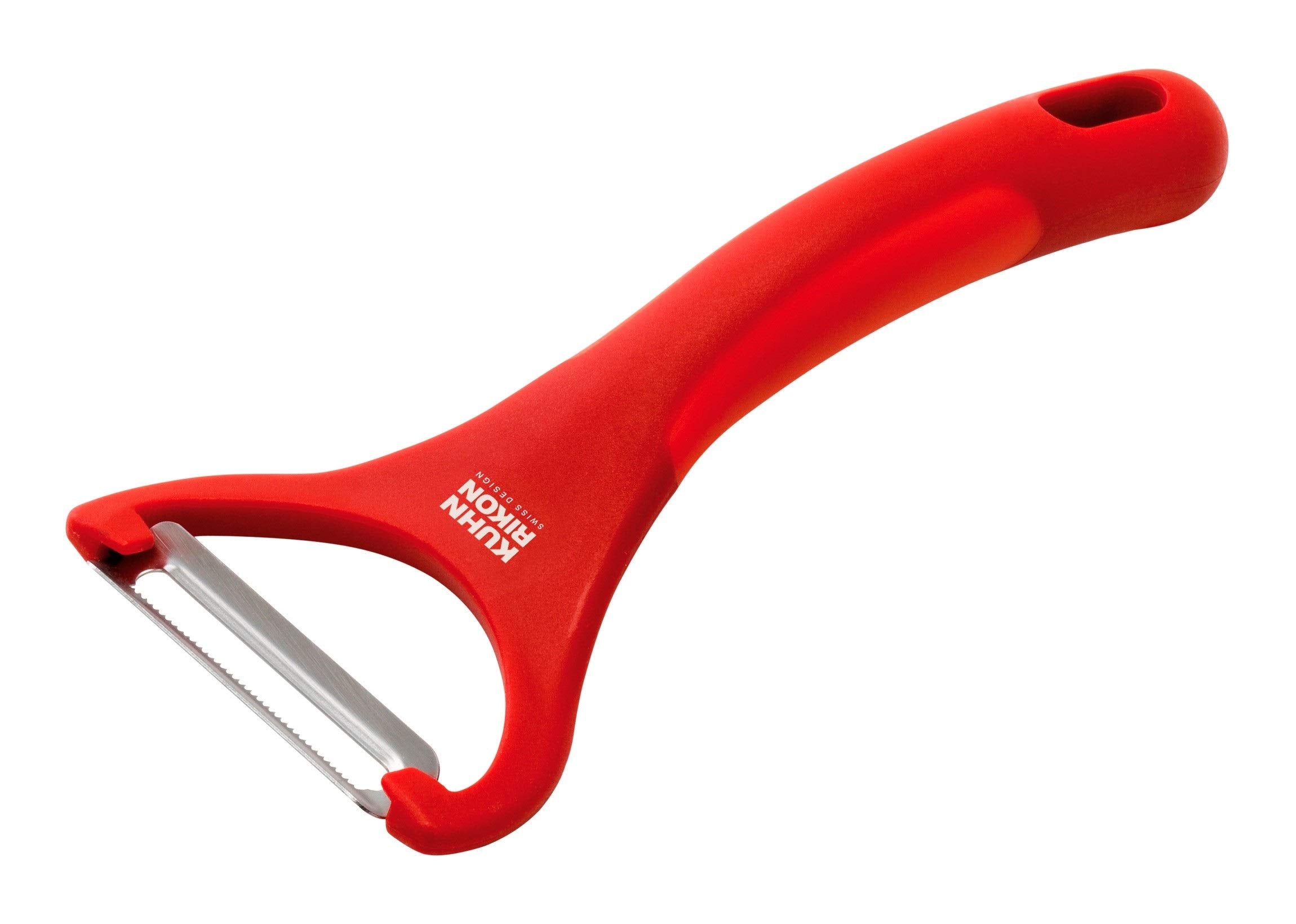 Kuhn Rikon Serrated Piranha Y    Peeler 6.25    Red