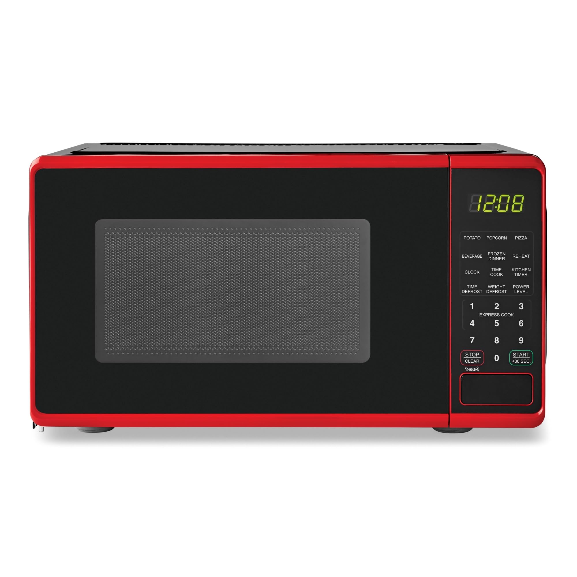 0.7 Cu. Ft. Countertop Microwave Oven, 700 Watts, New (Color : Red)