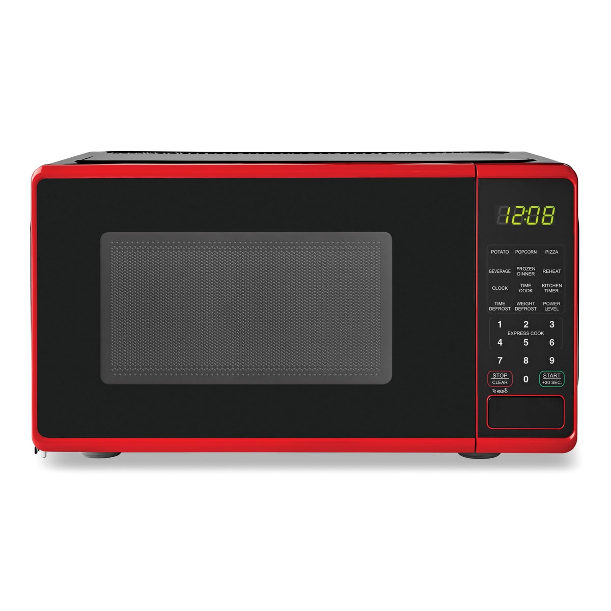 0.7 Cu. Ft. Countertop Microwave Oven, 700 Watts, New (Color : Red)