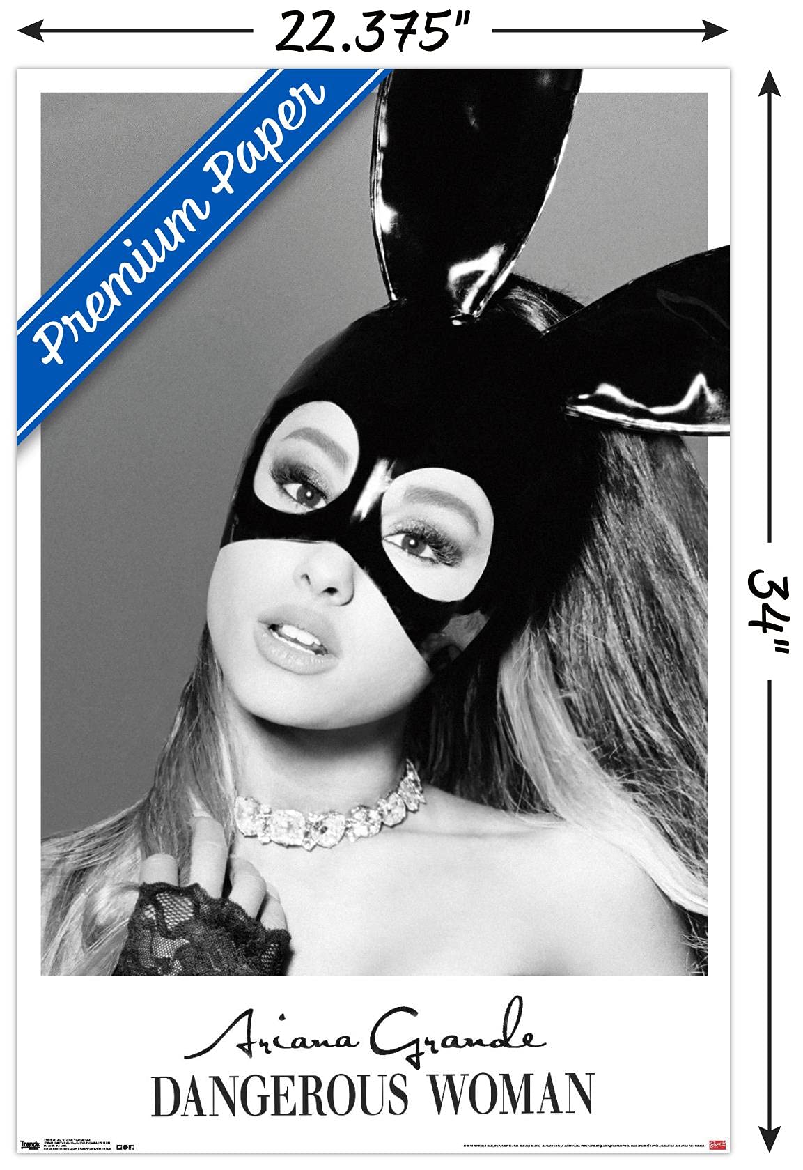 Trends International Ariana Grande - Dangerous Wall Poster, 22.375'' X 34'', Premium Unframed Version