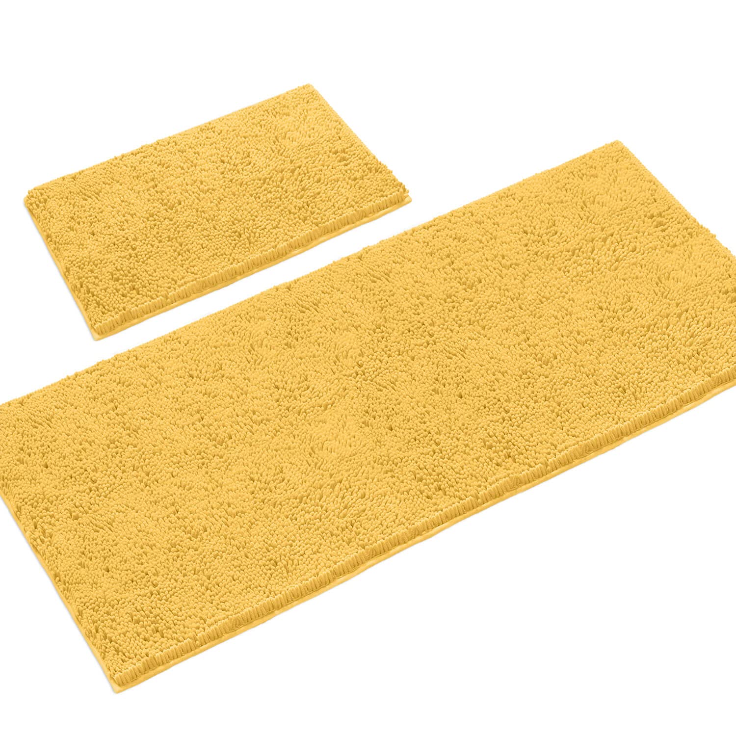 Luxurux Bathroom Rug Set-Extra-Soft Plush Bath Mat Shower Bathroom Rugs,1'' Chenille Microfiber Material, Super Absorbent (Recta