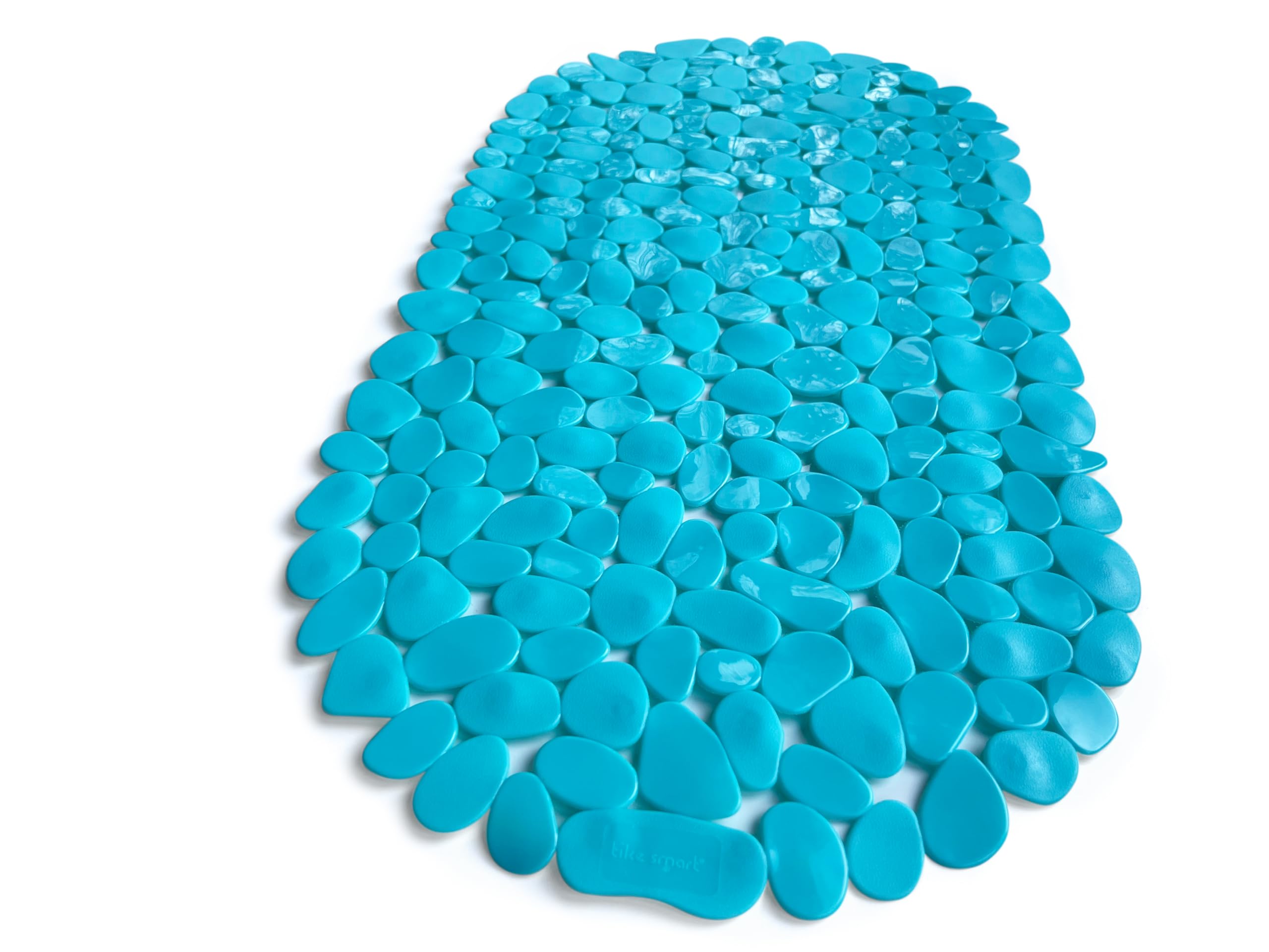 Tike Smart Pebbles    Non-Slip Bathtub & Shower Mat 27   X14    Oval - Non-Toxic - Safe, Clean, Machine-Washable, Superior Grip