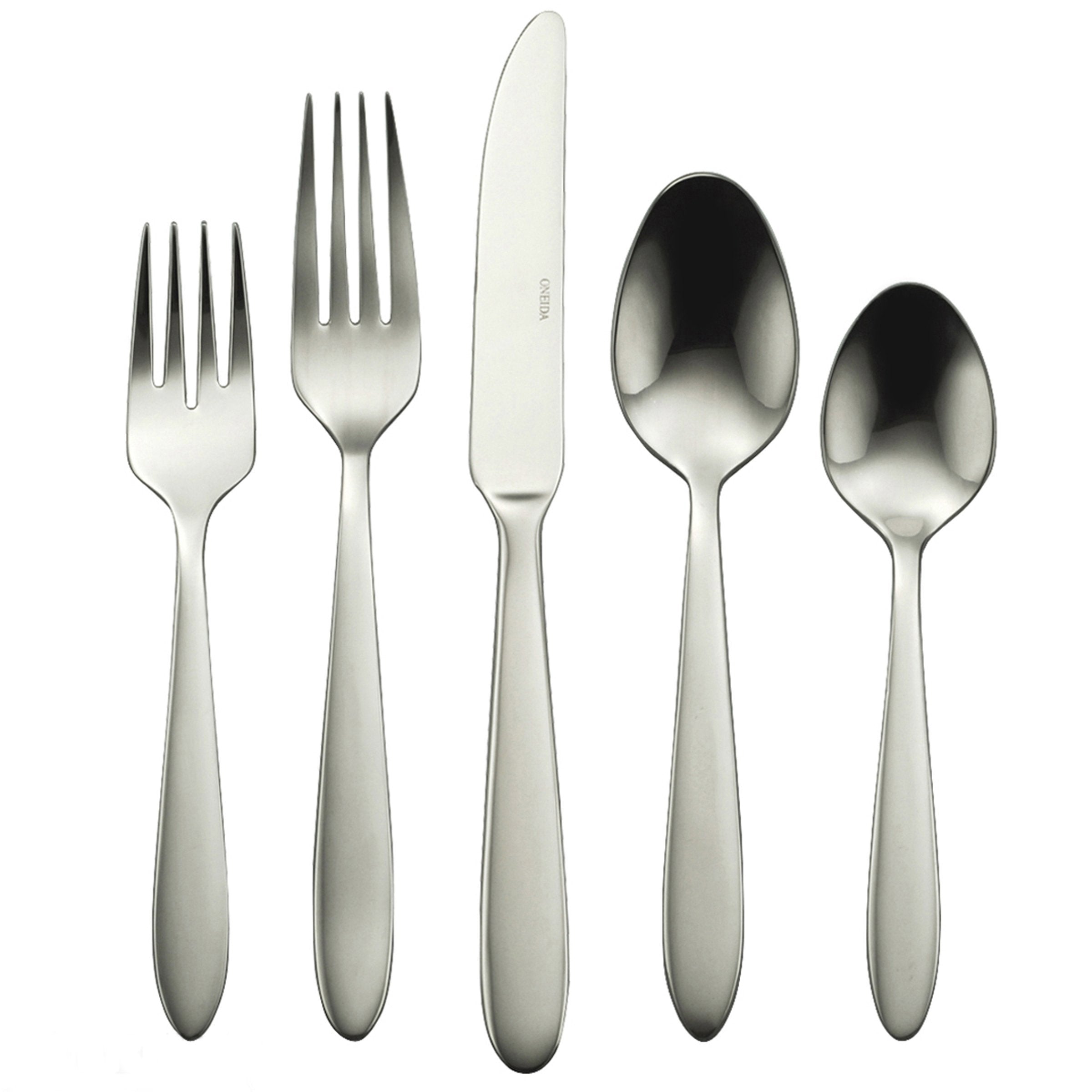 Oneida Mooncrest 65-Piece Flatware Set, Service For 12