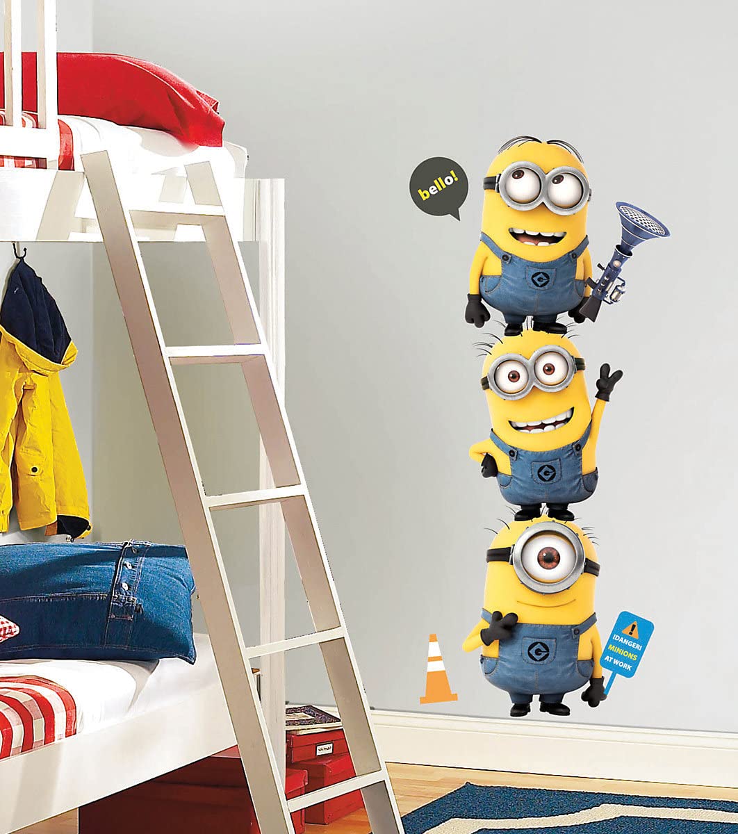 Minions Rmk2080Scs Wall Decal, Despicable Me 2