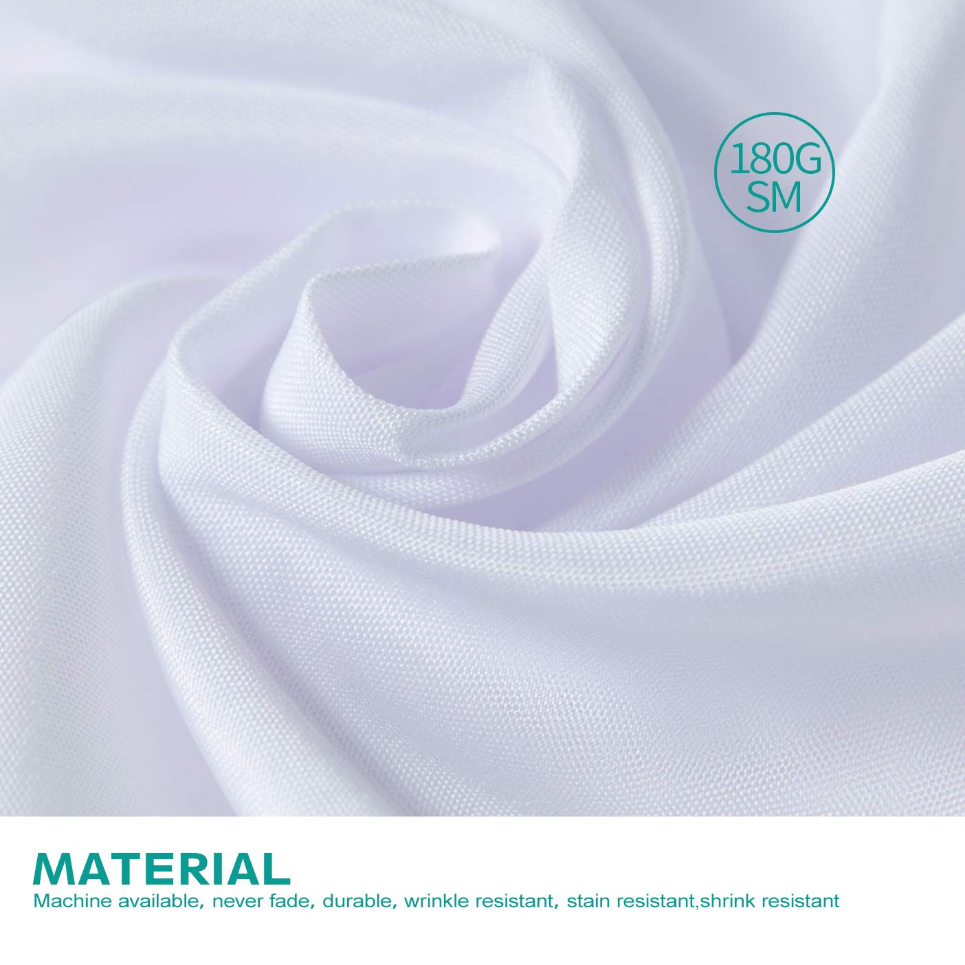 Surmente Tablecloth 6 Ft Rectangular Polyester Tablecloth Tablecloths For Rectangle Tables For Weddings, Banquets, Or Restaurant