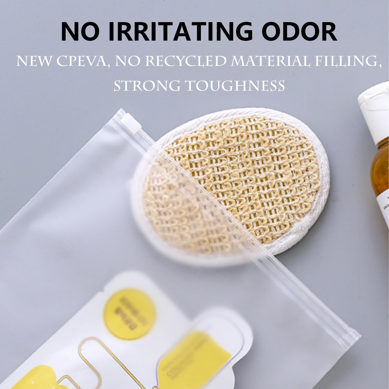 Boxonly Frosted Pe Zipper Bags(50 Pack), 10'' X 7'' / 25 X 17 Cm Horizontal (Zipper On Long Side) - Resealable Travel And Clothi