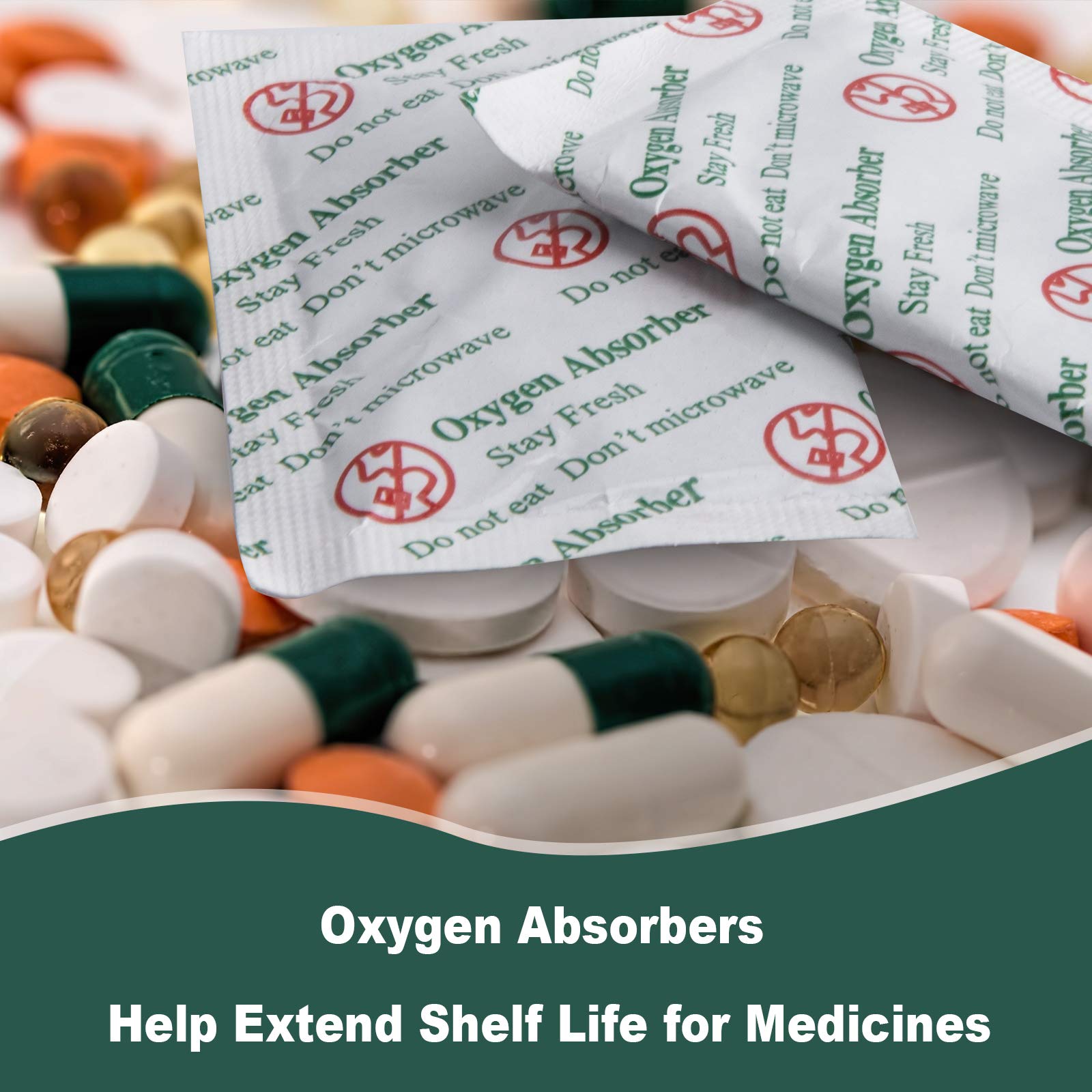 Wvacfre 1000Cc(30Packets) Oxygen Absorbers Packets For Food,Food Grade Oxygen Absorbers For Food Storage.