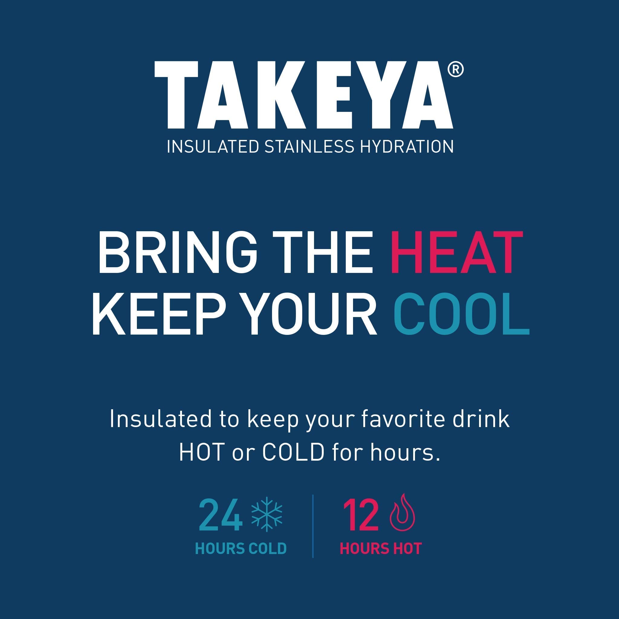 Takeya Actives 40 Oz Vacuum Insulated Stainless Steel Water Bottle With Spout Lid, Premium Quality, Slate
