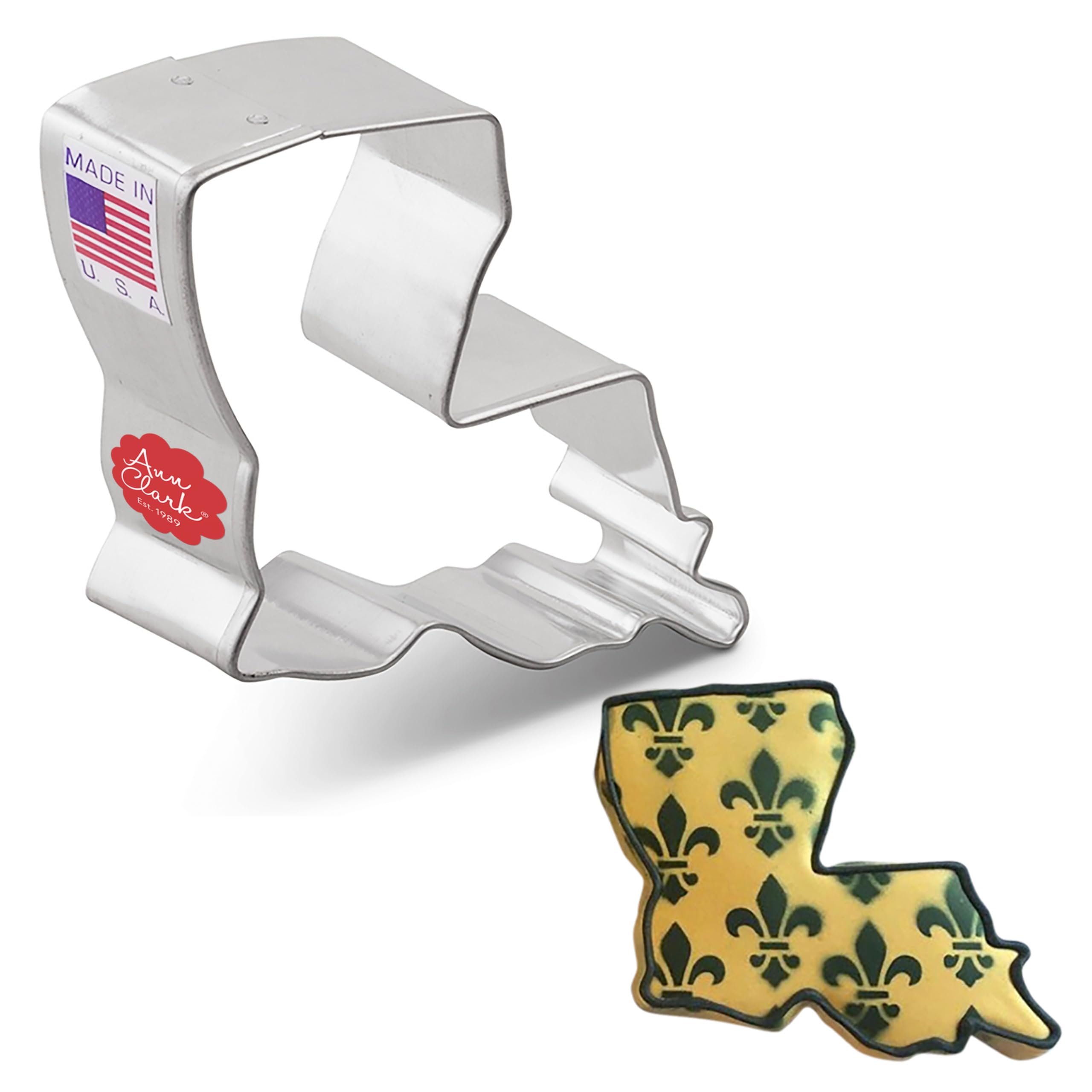 State Of Louisiana Cookie Cutter 2.5'' Made In Usa By Ann Clark